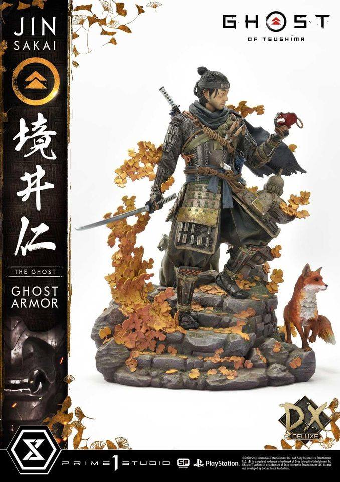 [สั่งจอง]Prime 1 Studio UPMGHOT-01DX : Ghost of Tsushima Jin Sakai, The Ghost - Ghost Armor [Deluxe Version]