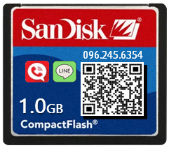 Sandisk 1GB, 25X, Compact Flash, (CF Card), SDCFJ-1024, SDCFB-1024, SDCFS-1024