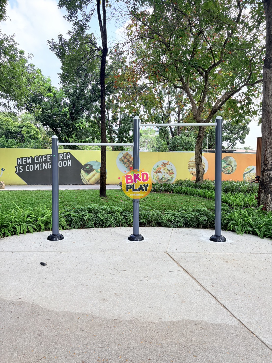 เครื่องออกกำลังกายกลางแจ้ง ชุดอุปกรณ์ บริหารแขน หน้าอก หัวไหล่ สำหรับผู้ใหญ่ แบบบาร์โหน 2 ระดับ ลานกีฬา อเนกประสงค์ สนามกีฬา เด็กโตเล่นได้ เพิ่มความสูงเด็ก