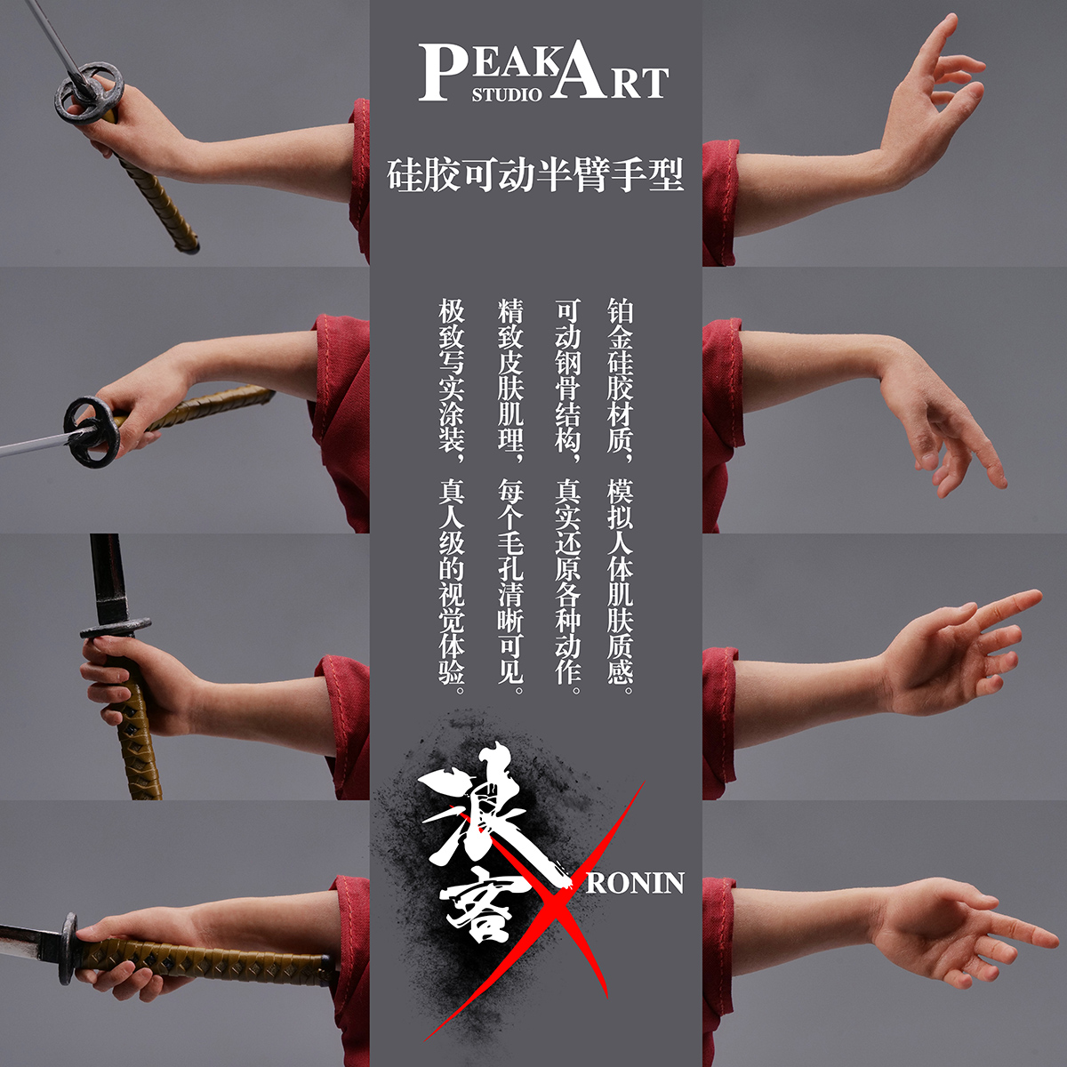 [สั่งจอง] PEAKART STUDIO 1/6 : Rurouni (silicone custom-grade)