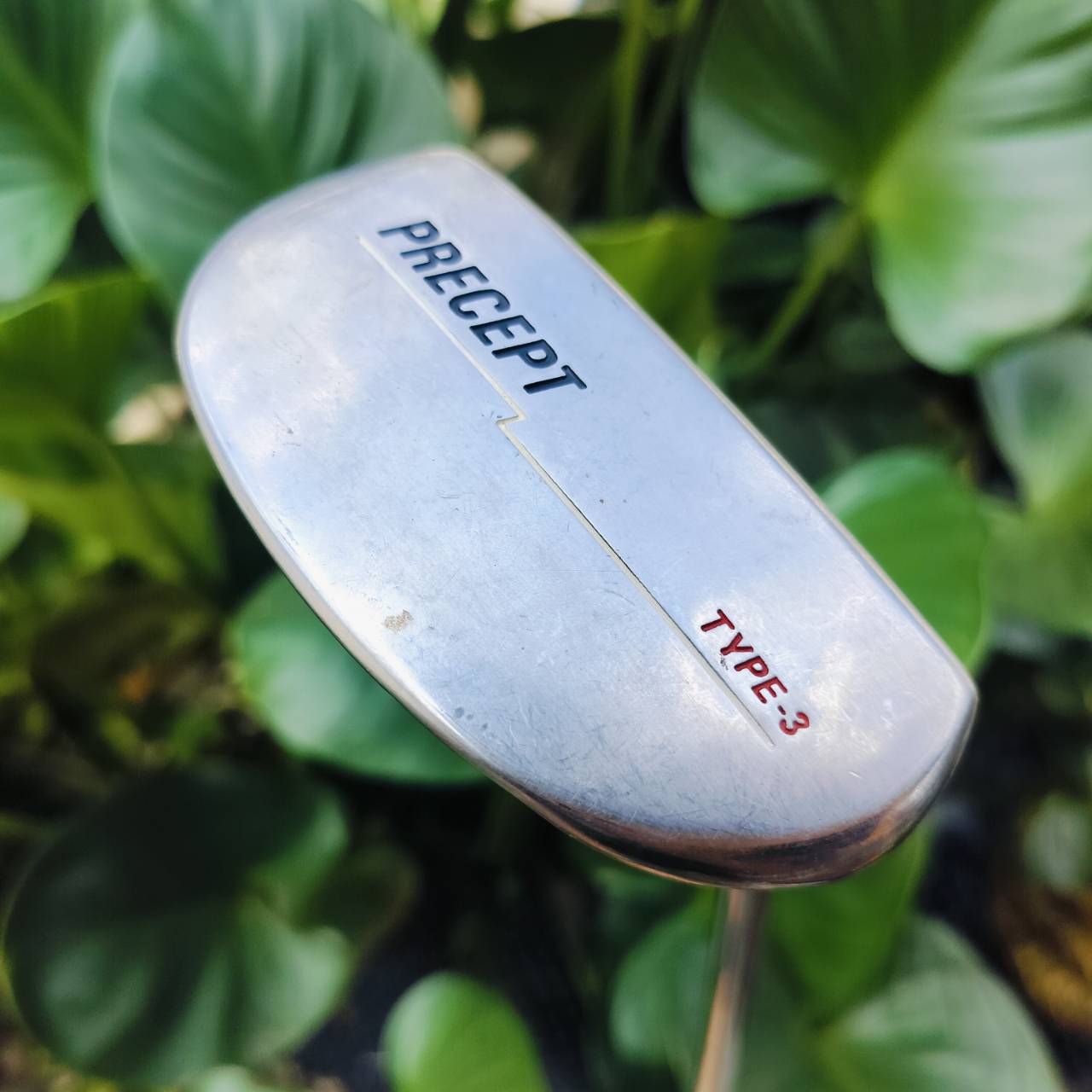 PUTTER BRIDGESTONE PRECEPT TYPE-3 ความยาว 34 นิ้ว พัตต์เตอร์ญี่ปุ่น ทรงมอลเล็ต พัตต์ง่าย ชดเชยสูง วัสดุพรีเมี่ยม เส้นเล็งดีมาก ไม้กอล์ฟพรีเมี่ยมมือสอง ของแท้ By NakaraLuxurious
