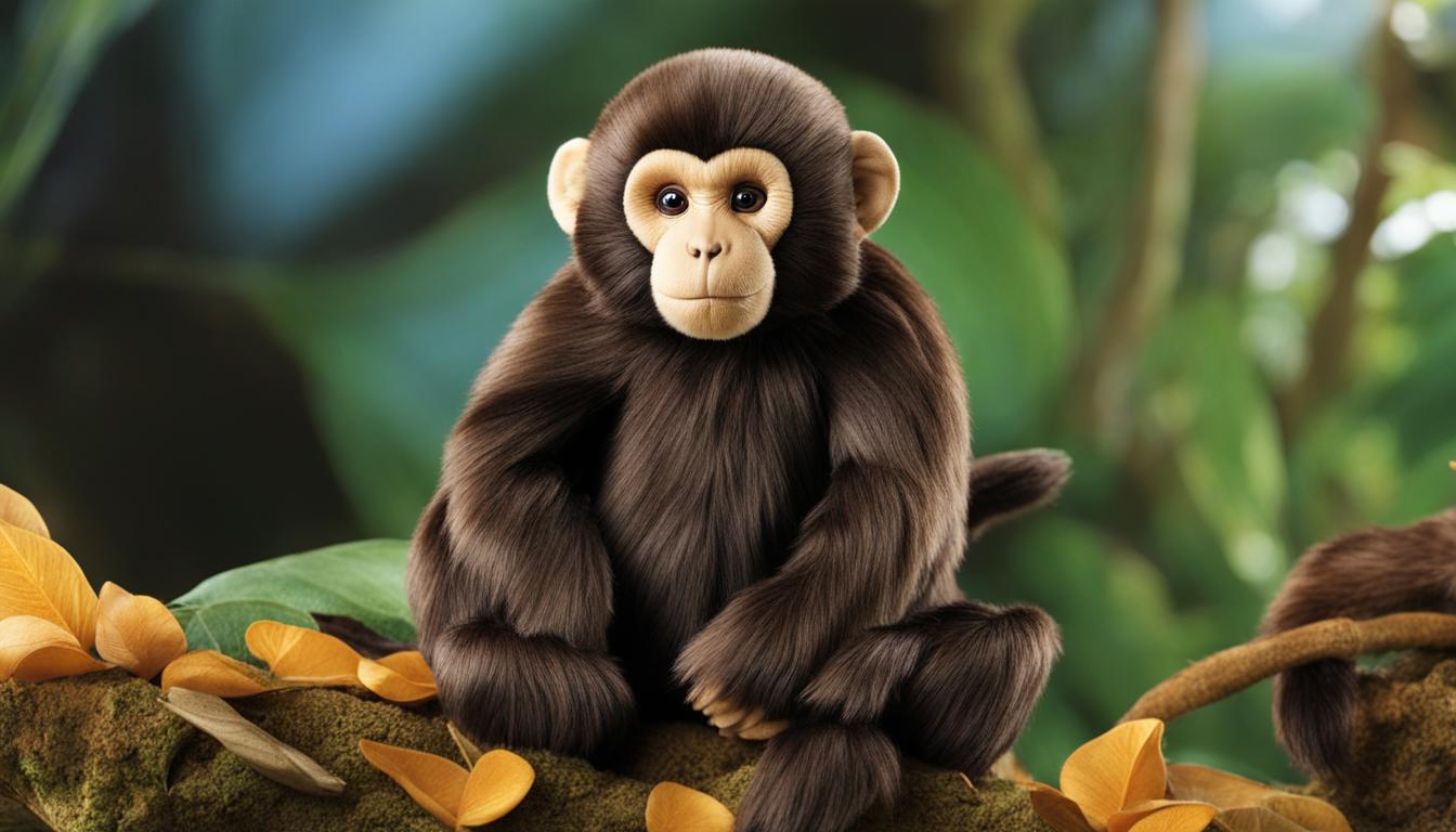 Hansa Thailand Capuchin Monkey Plush Toy