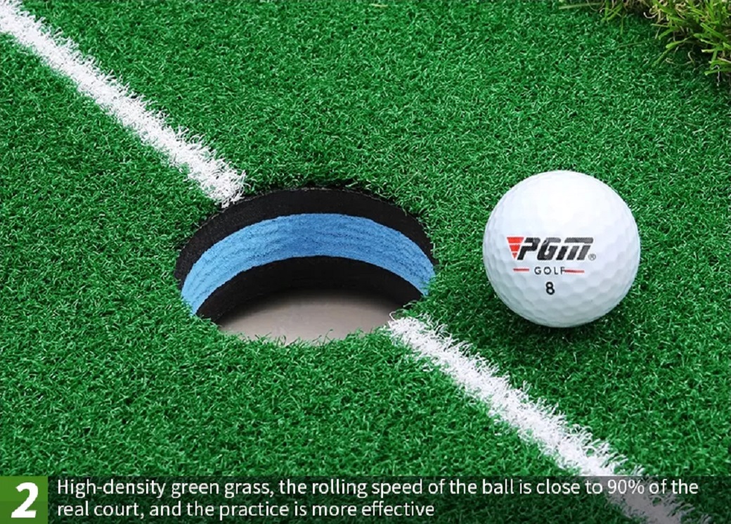 กรีนหญ้าเทียมซ้อมพัตต์ PGM GL009 ขนาดใหญ่ 0.75 x 3 เมตร