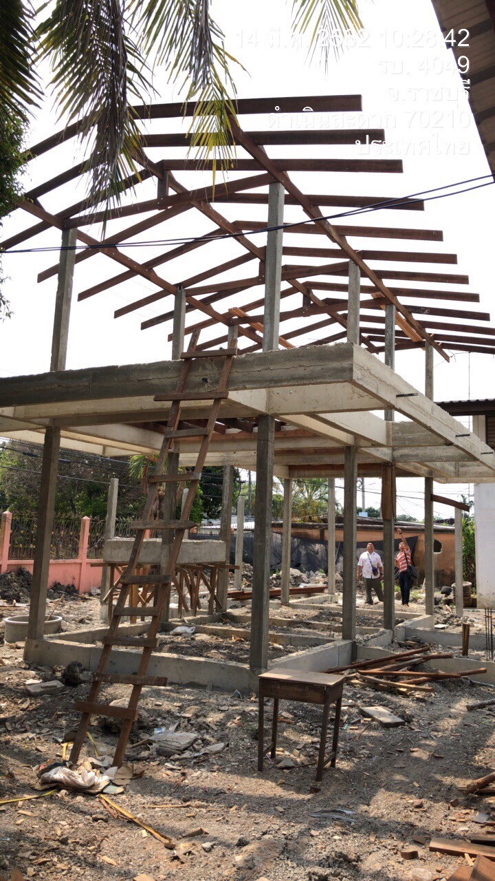 งานสร้าง ห้องพักครู รร.ดอนฟักทอง