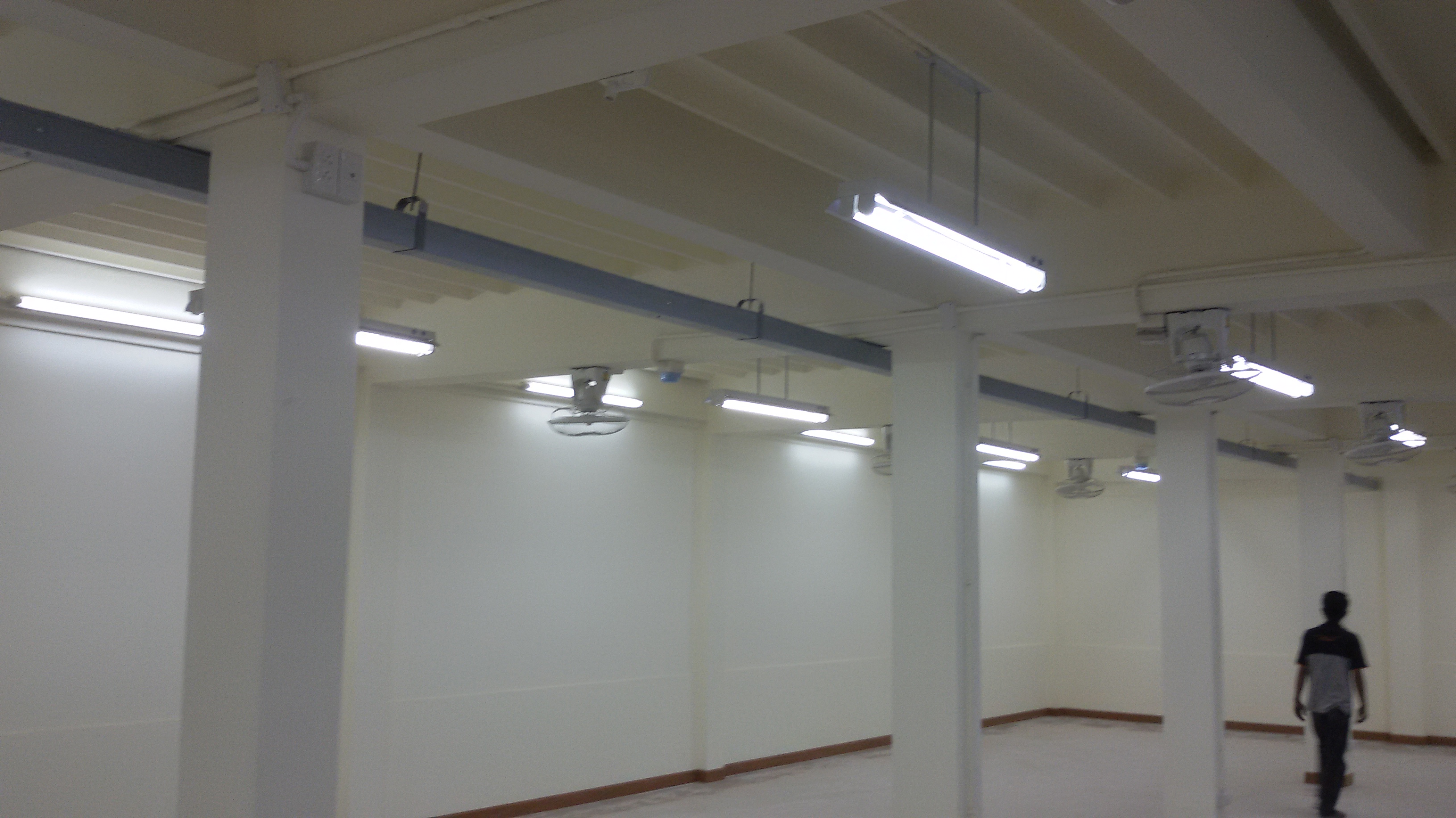 งานติดตั้ง เดินไฟ ทั้งระบบ มศว.