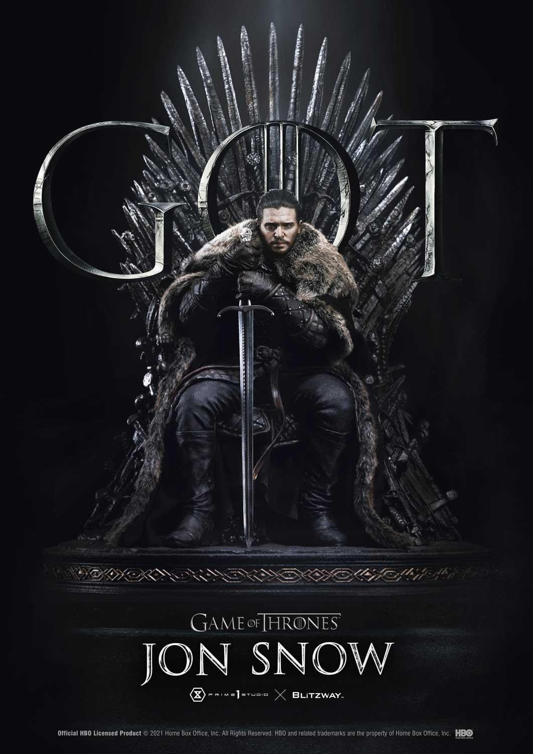 [สั่งจอง]Prime 1 Studio UPMGOT-03 1/4 : Game of Thrones - Jon Snow