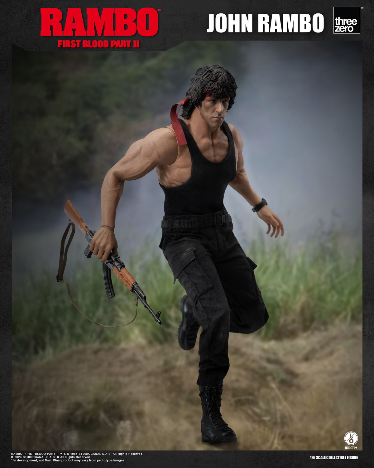 [สั่งจอง] Threezero 1/6 : Rambo First Blood Part II