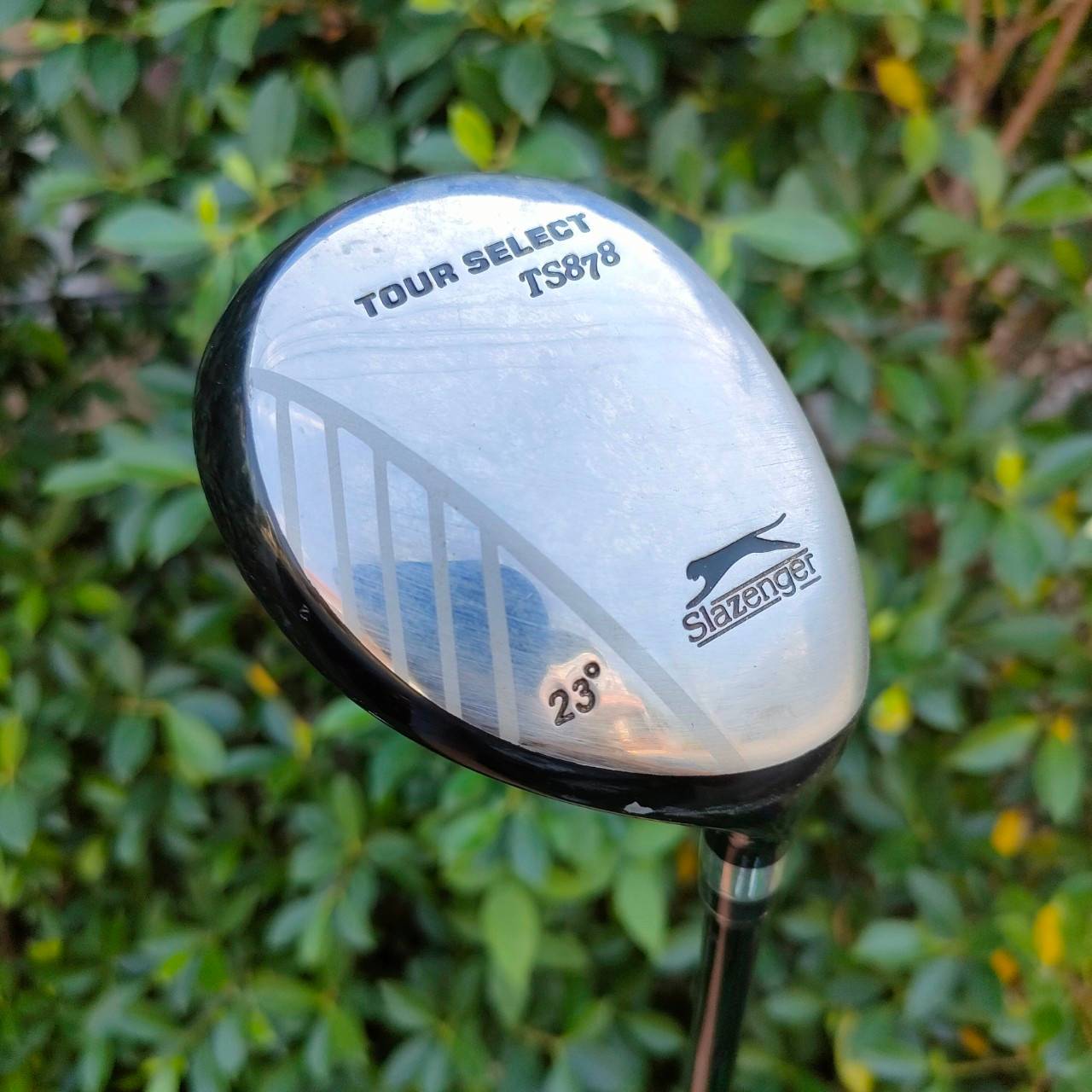 HYBRID SLAZENGER TOUR SELECT TS878 องศา 23 ก้าน TOUR PREMIUM FLEX R ออกแบบให้ตีง่าย เหมือนหัวไม้ แต่ตีตรง แม่นกรีน เหมือนเหล็ก