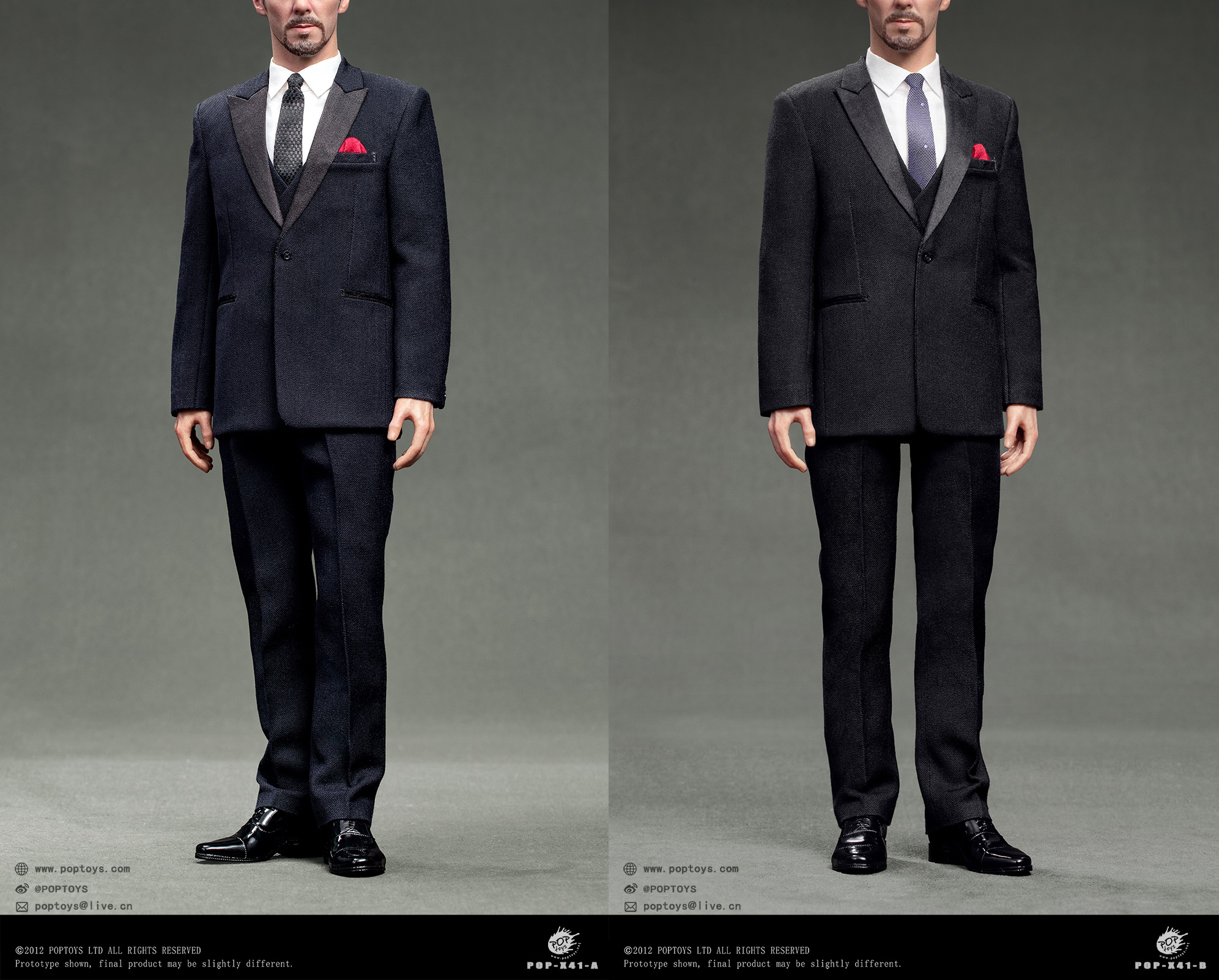 [สั่งจอง]POPTOYS 1/6 : X41 Dr Western-style suit Two colors