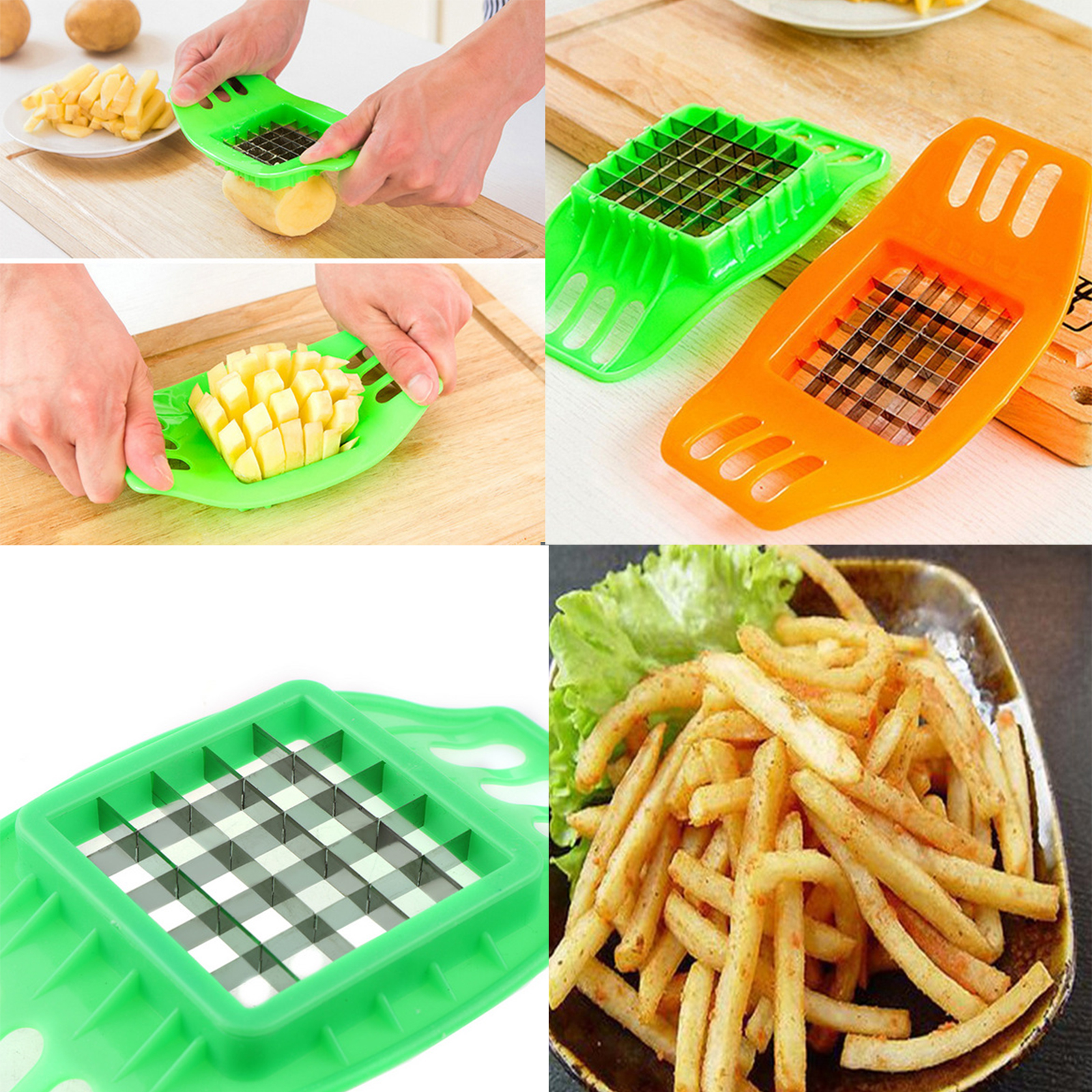 🔥Sale ลดราคา🔥 ที่สไลด์ผัก มี3รุ่น สไลด์มันฝรั่งแท่ง/สไลด์ผัก5in1/สไลด์แอปเปิ้ลชิ้น พลาสติก+สแตนเลส เกรดอาหาร