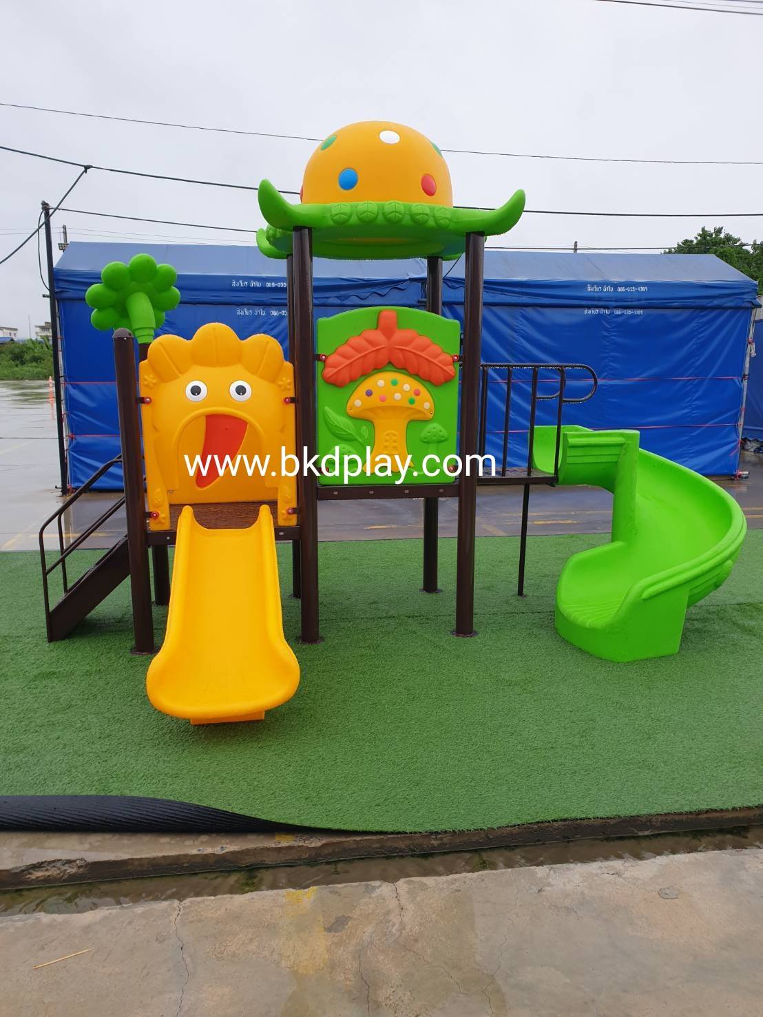 โปรโมชั่นเครื่องเล่นสนามโครงสร้างเสา 89 เครื่องเล่นสนามกลางแจ้ง ,สนามเด็กเล่น,เครื่องเล่นสนามราคาถูก OutdoorPlayground , ของเล่นสนาม, สำหรับบริจาคสนามเด็กเล่น พร้อมส่ง