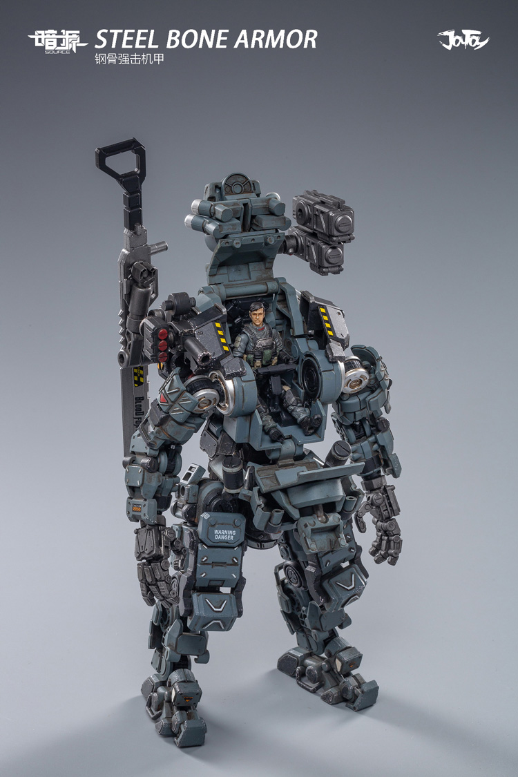 [สั่งจอง] JOYTOY JT0128 1/25 : Steel bone armour (Grey）