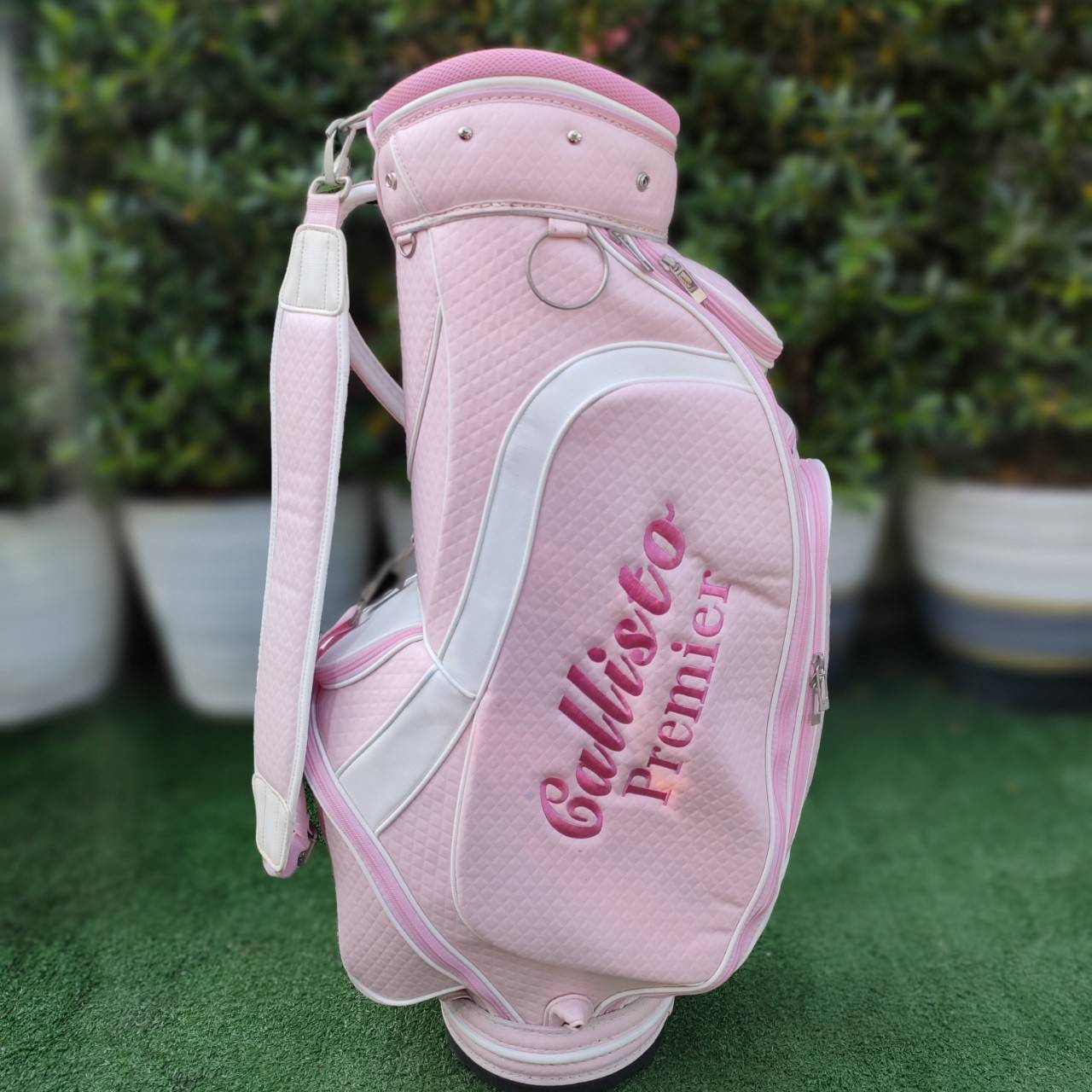 ถุงกอล์ฟ CALLISTO PREMIER มือสอง สีชมพู สภาพสวยนางฟ้าครับ