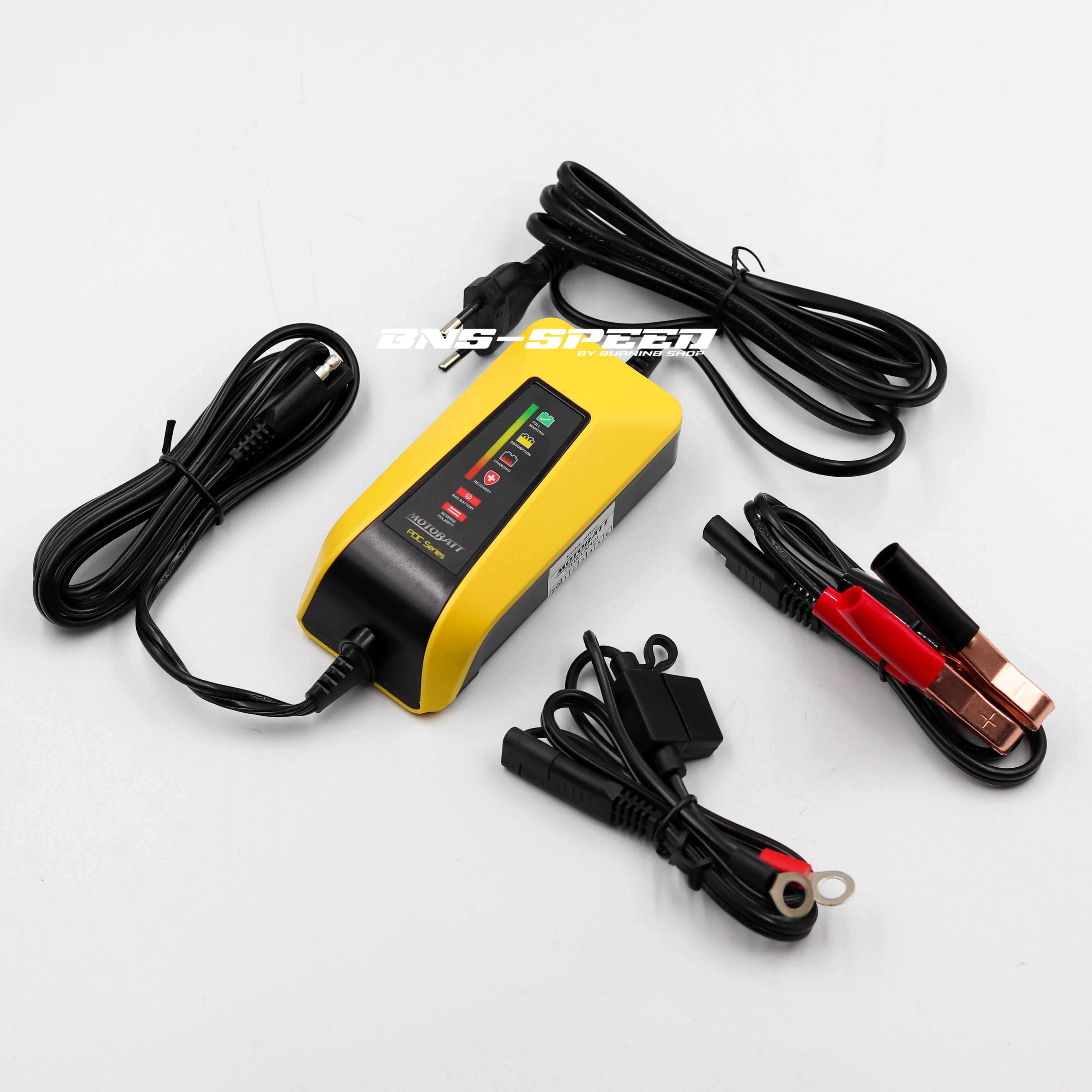 เครื่องชาร์จแบตเตอรี่มอเตอร์ไซค์ Motorbatt Water Boy (PDCWB) 6/12V 1.0Amp Lithium Charger
