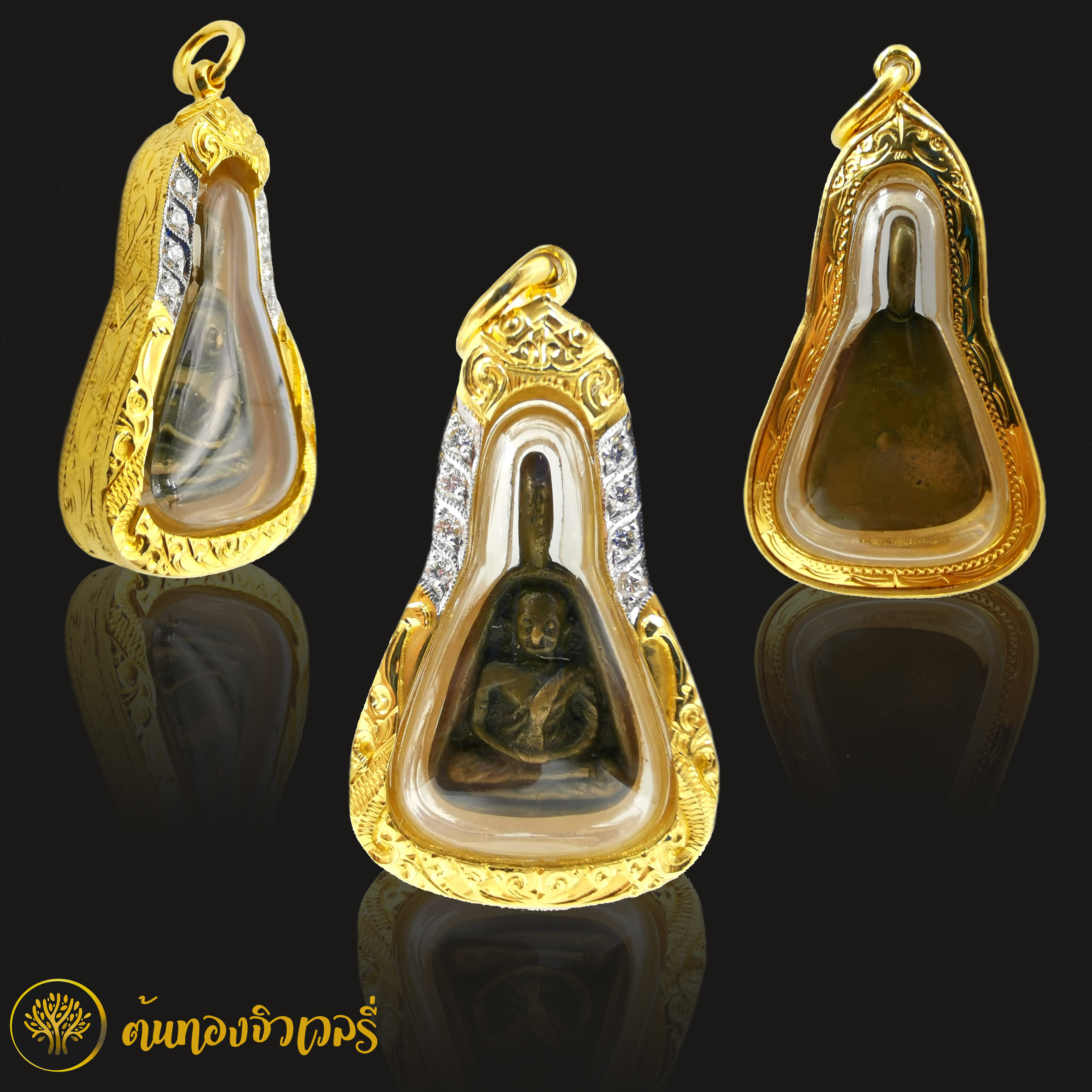 กรอบพระฝั่งเพชร