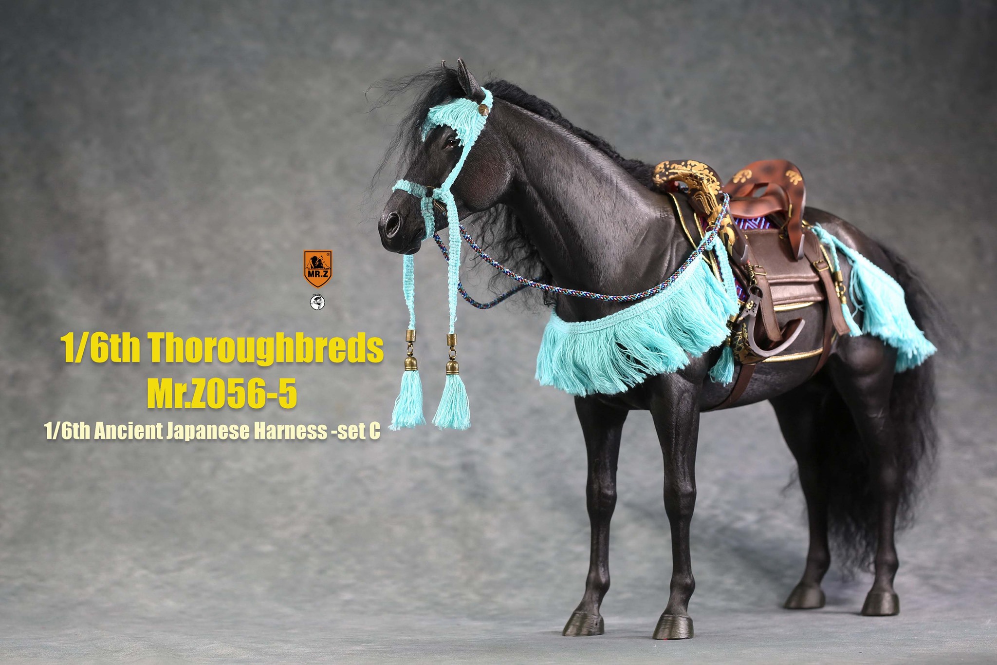 [สั่งจอง]MR.Z MRZ056 1/6 animal model No.56 : Thoroughbreds （all 5 colours） MR.Z 1/6 : Ancient Japanese Harness Set