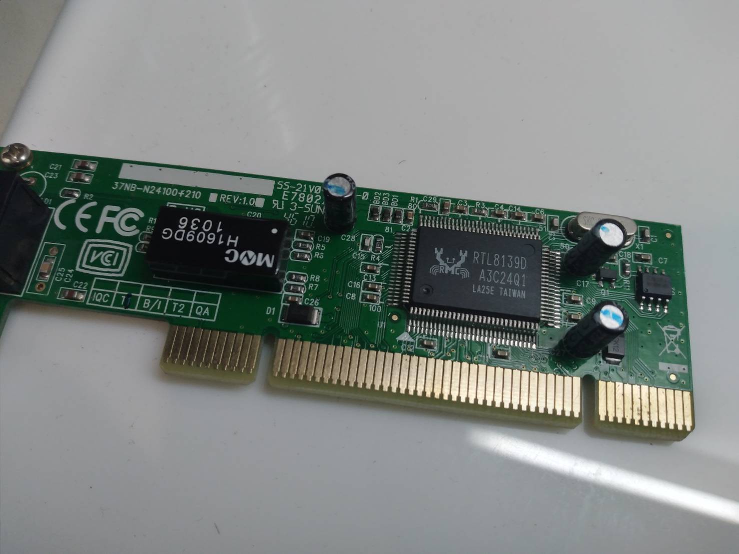 Smc ez card 10/100 smc1255tx-2 ethernet pci network adapter