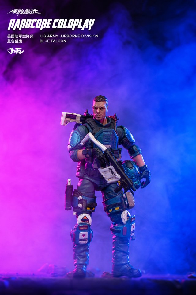 [สั่งจอง]JOYTOY 1/18 JTHC003 U.S.army paratrooper blue falcon