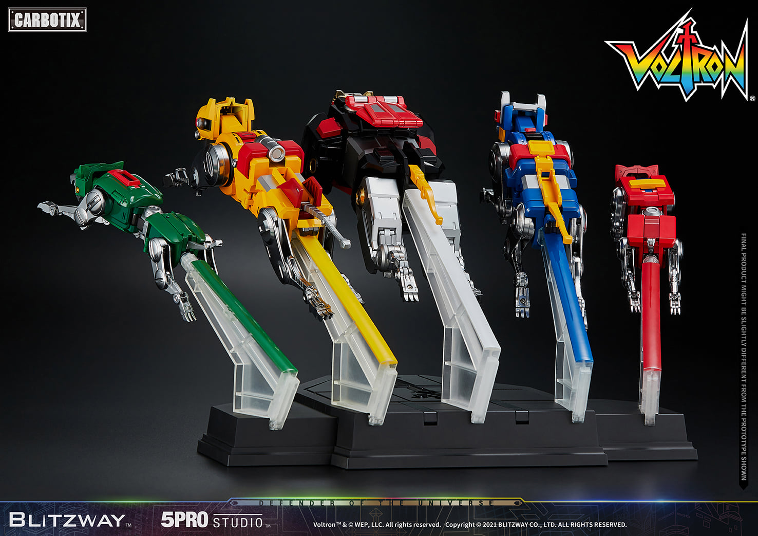 [สั่งจอง]5PRO STUDIO × BLITZWAY : CARBOTIX Series 5PRO-CA-10401 Voltron