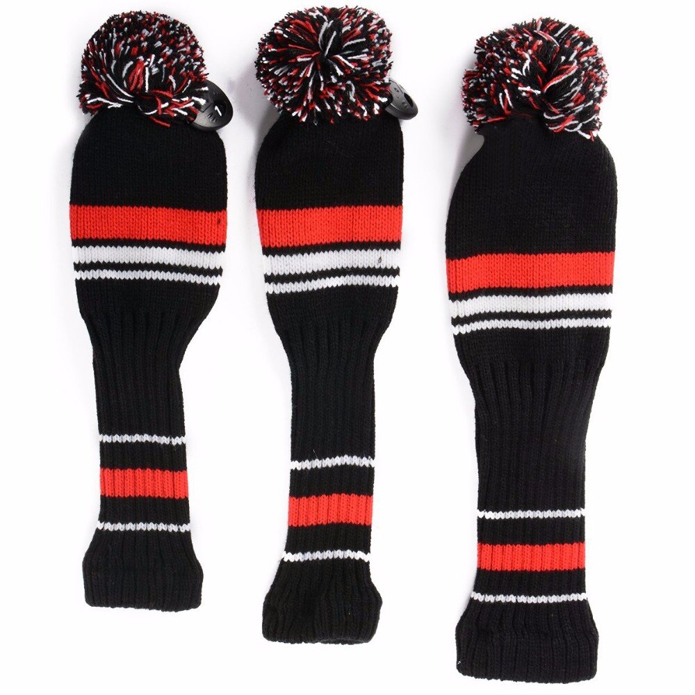 Cover หัวไม้ MT020 Headcovers (1,#3,#5) ถักสไตล์ถุงเท้า