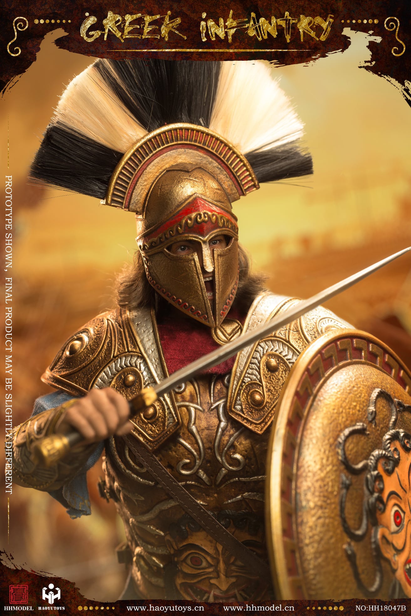 [สั่งจอง]HHMODEL x HAOYUTOYS HH18047 1/6 : Imperial Army-Greek Infantry Gold Edition