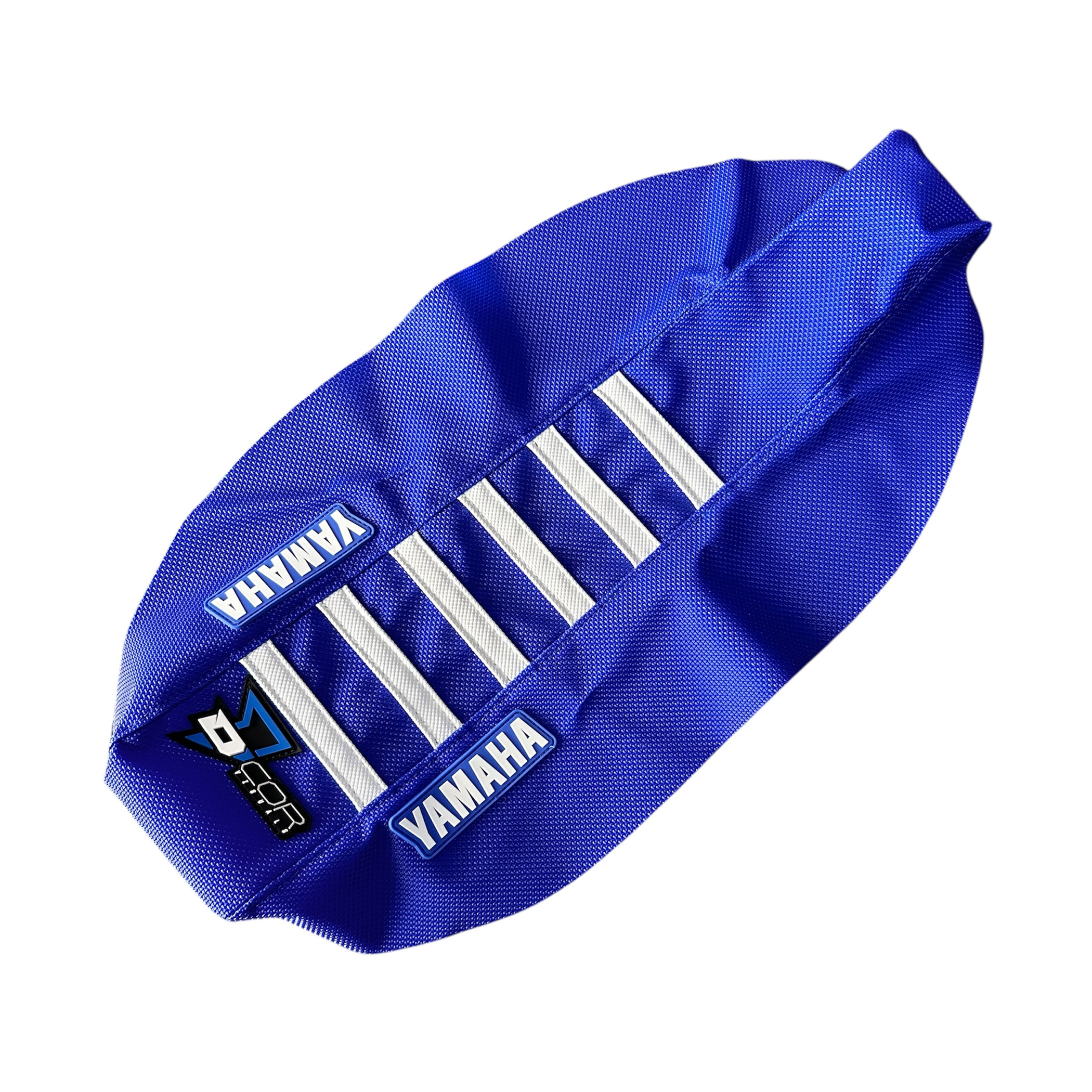 ผ้าเบาะ Dcor Visuals Seat cover Blu, wht ribs - Yamaha YZ65 18-25