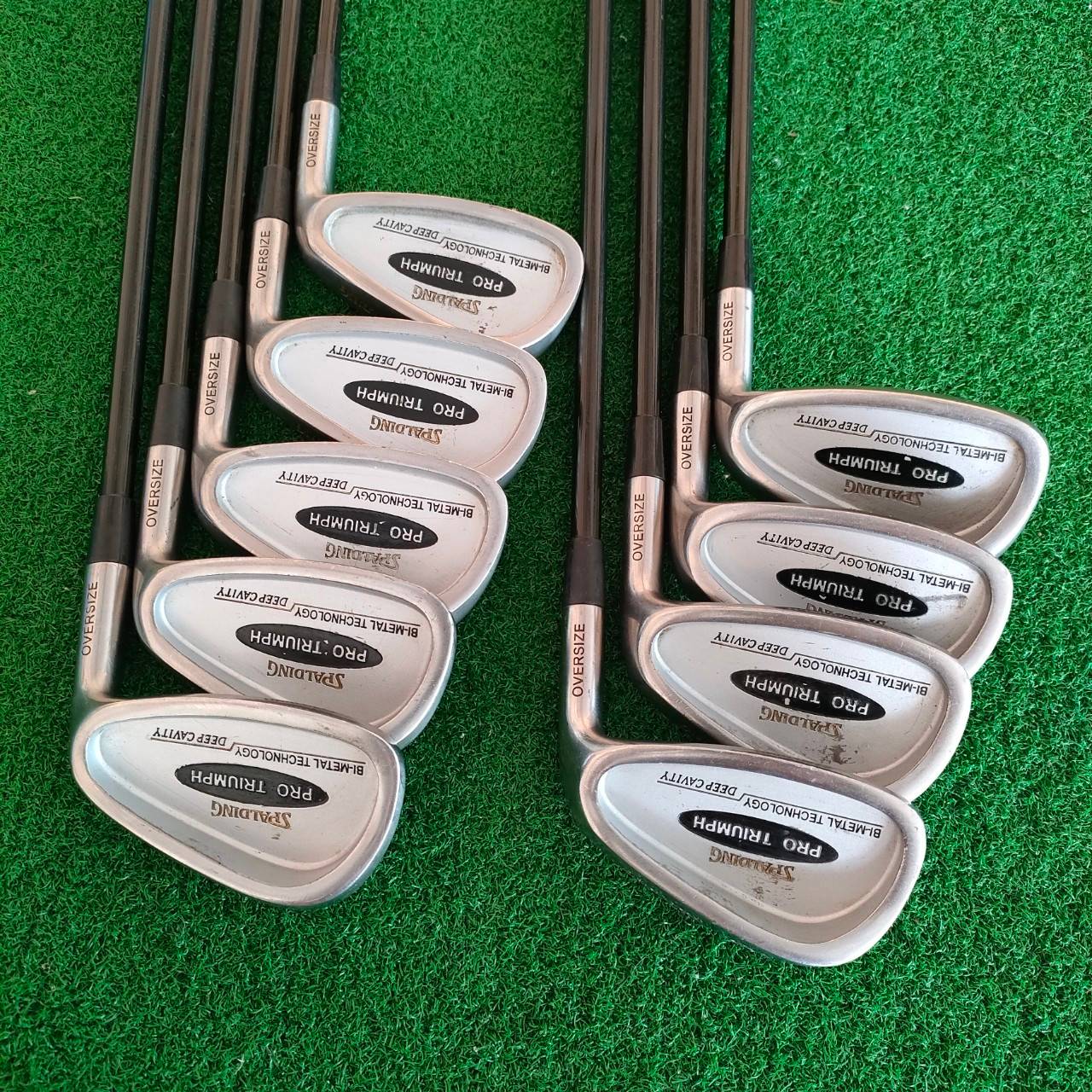 ชุดเหล็ก SPALDLNG PRO TRIUMPH มีเหล็ก 3-9 PW SW ก้าน ALDIAVX สภาพสวยสมบูรณ์ ใบใหญ่ตีง่าย ก้านเบานุ่ม ตีสบายๆครับ