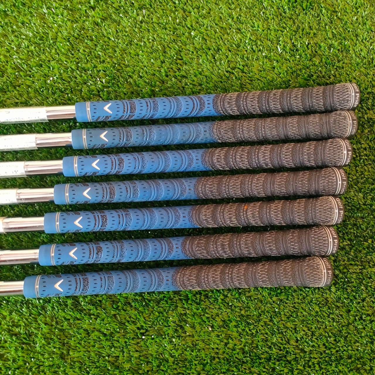 ชุดเหล็ก CALLAWAY X 22 TOUR มีเหล็ก 4-9 เเละ PW ก้าน NSPRO 950 FLEX R ก้านเบาแค่ 95 กรัม รุ่น TOUR สติ๊กเกอร์ที่ก้านครบสวย!!! ไม้กอล์ฟมือสอง ของแท้ BY NakaraLuxurious