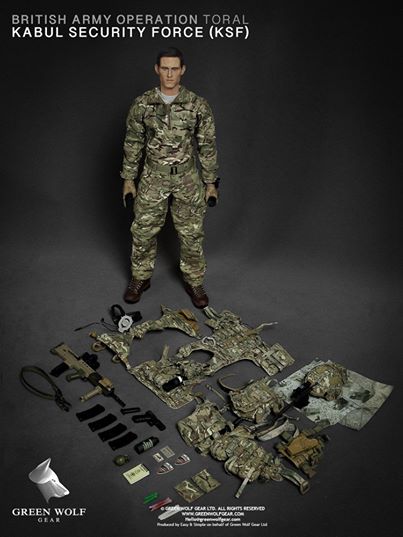 [สั่งจอง] EASY& SIMPLE 1/6 Green Wolf GWG 009 BRITISH ARMY (OP TORAL) AFGHANISTAN KSF