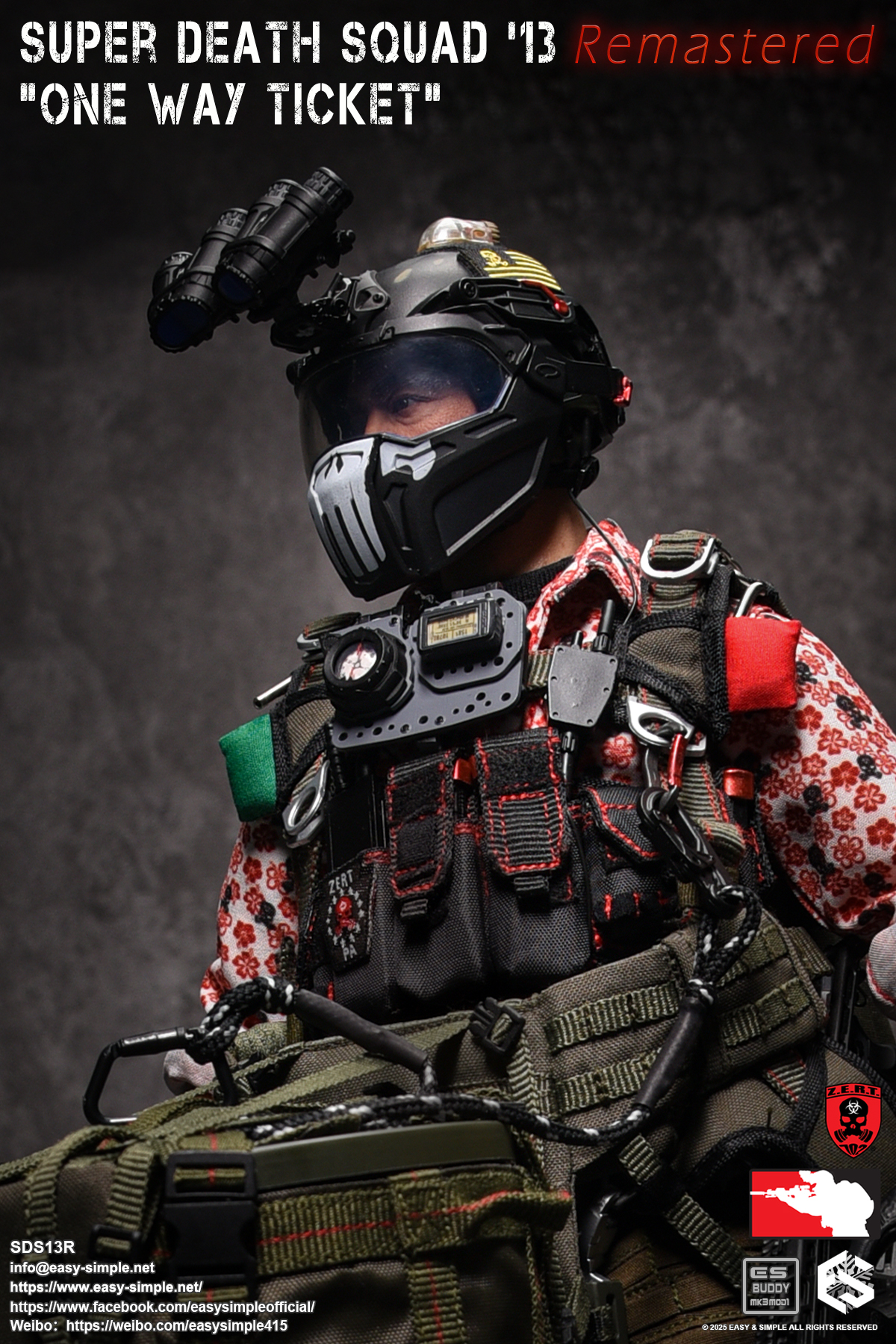 [สั่งจอง]Z.E.R.T ES SDS13R 1/6 : SUPER DEATH SQUAD'13 Remastered ONE WAY TICKET