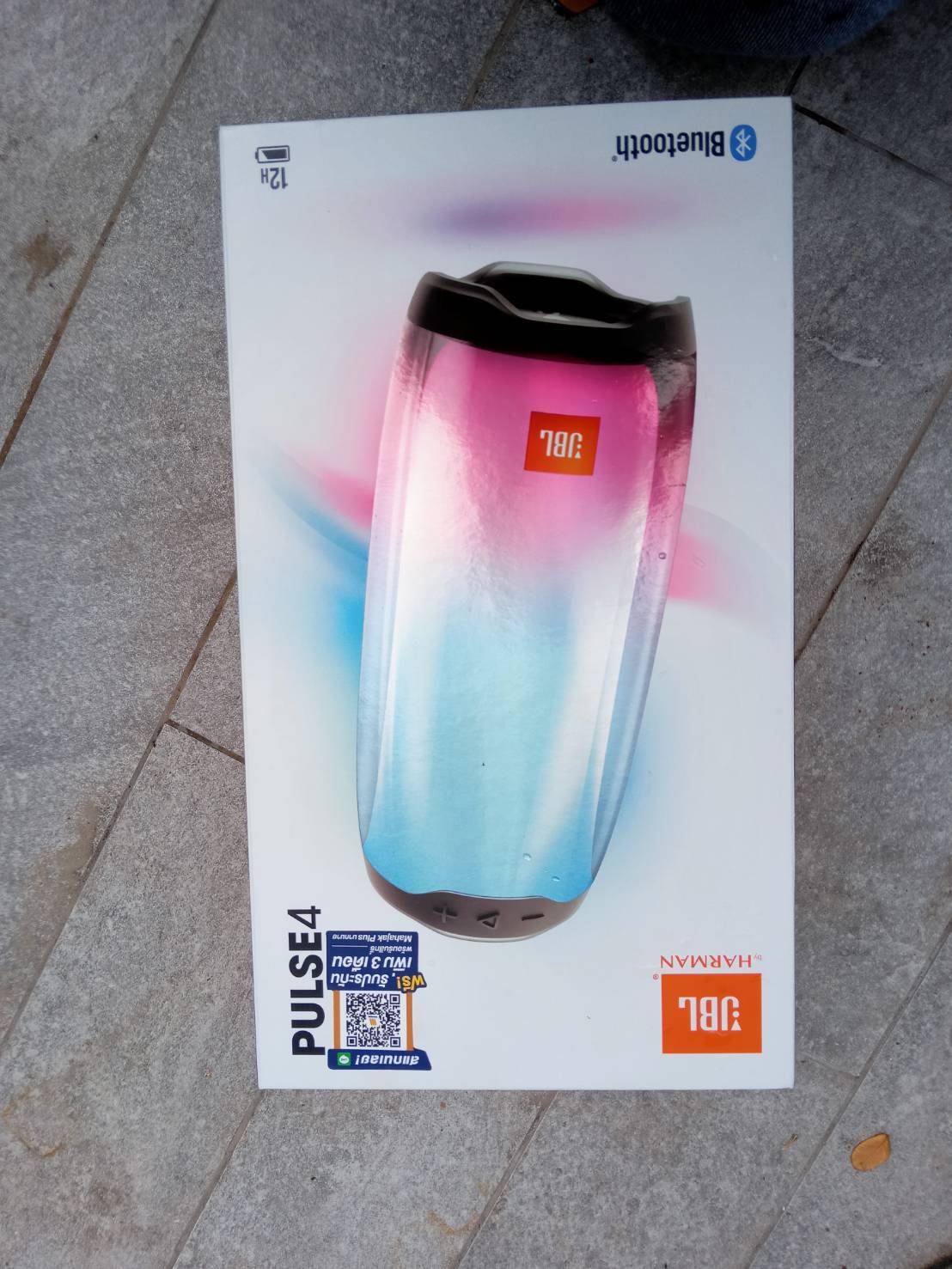 ลำโพง JBL Pulse 4 ไฟ Lightshow ตลอดทั้งตัว ลำโพงไร้สาย เชื่อมบลูทูธได้