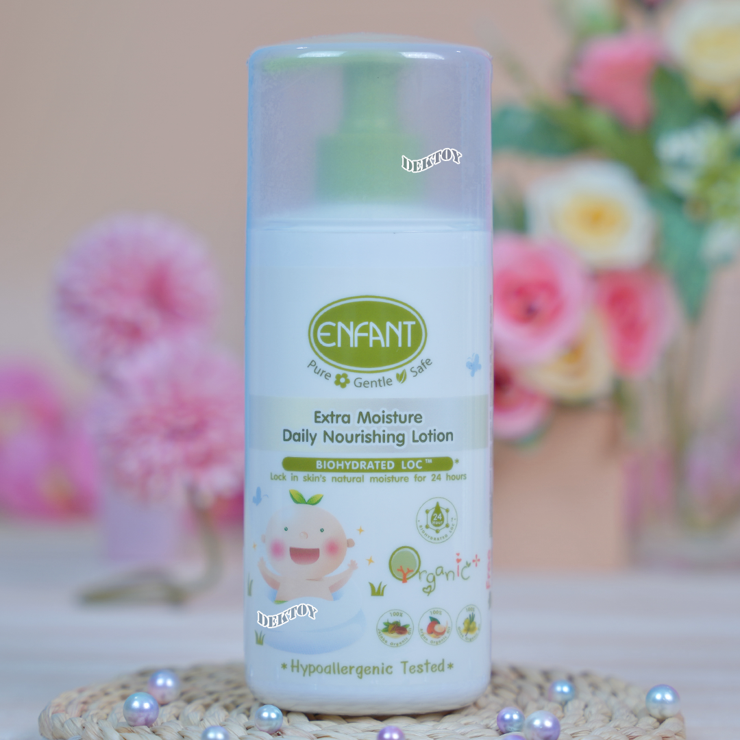 Enfant อองฟองต์ ออแกนิค พลัส เอ็กซ์ตร้า มอยส์เจอร์ เดลี่ นอริชชิ่ง โลชั่น แรกเกิดขึ้นไป 250 มล.