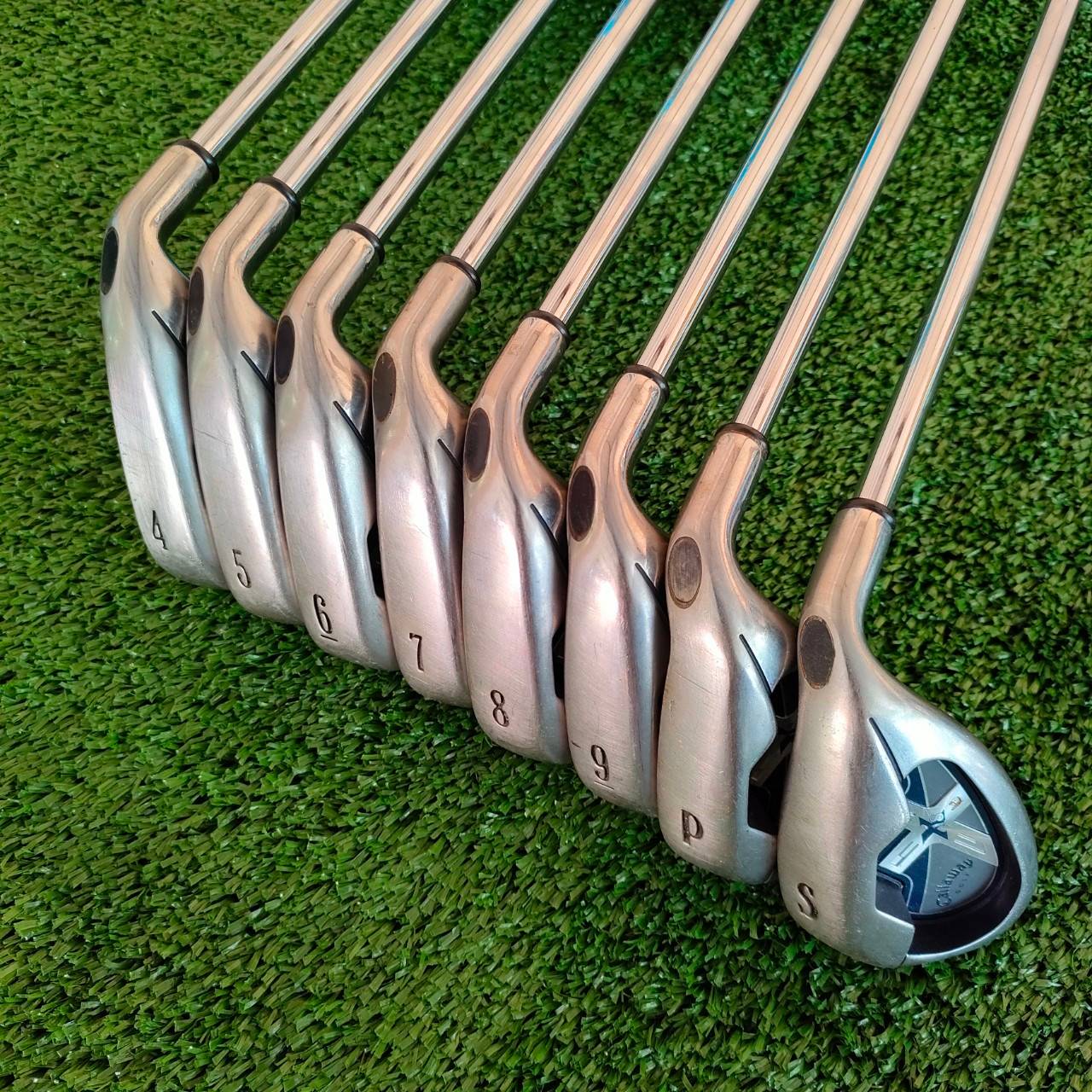 ชุดเหล็ก CALLAWAY X18 มีเหล็ก 4-9 เเละ PW SW ก้าน NSPRO 950 เบา 95 CALLAWAY X18 FLEX R