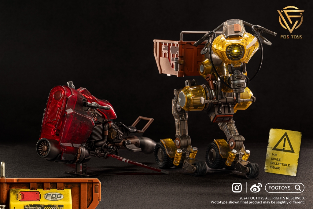 [สั่งจอง] FOGTOYS 1/12 : Moveable Vehicle “Raptor” Translucent .VER（02RT）