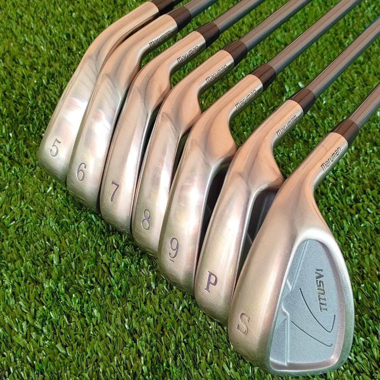 ** ไม้กอล์ฟสำหรับผู้หญิง ** ชุดเหล็ก MARUMAN TITUSV1 มีเหล็ก 5-9 เเละ PW SW