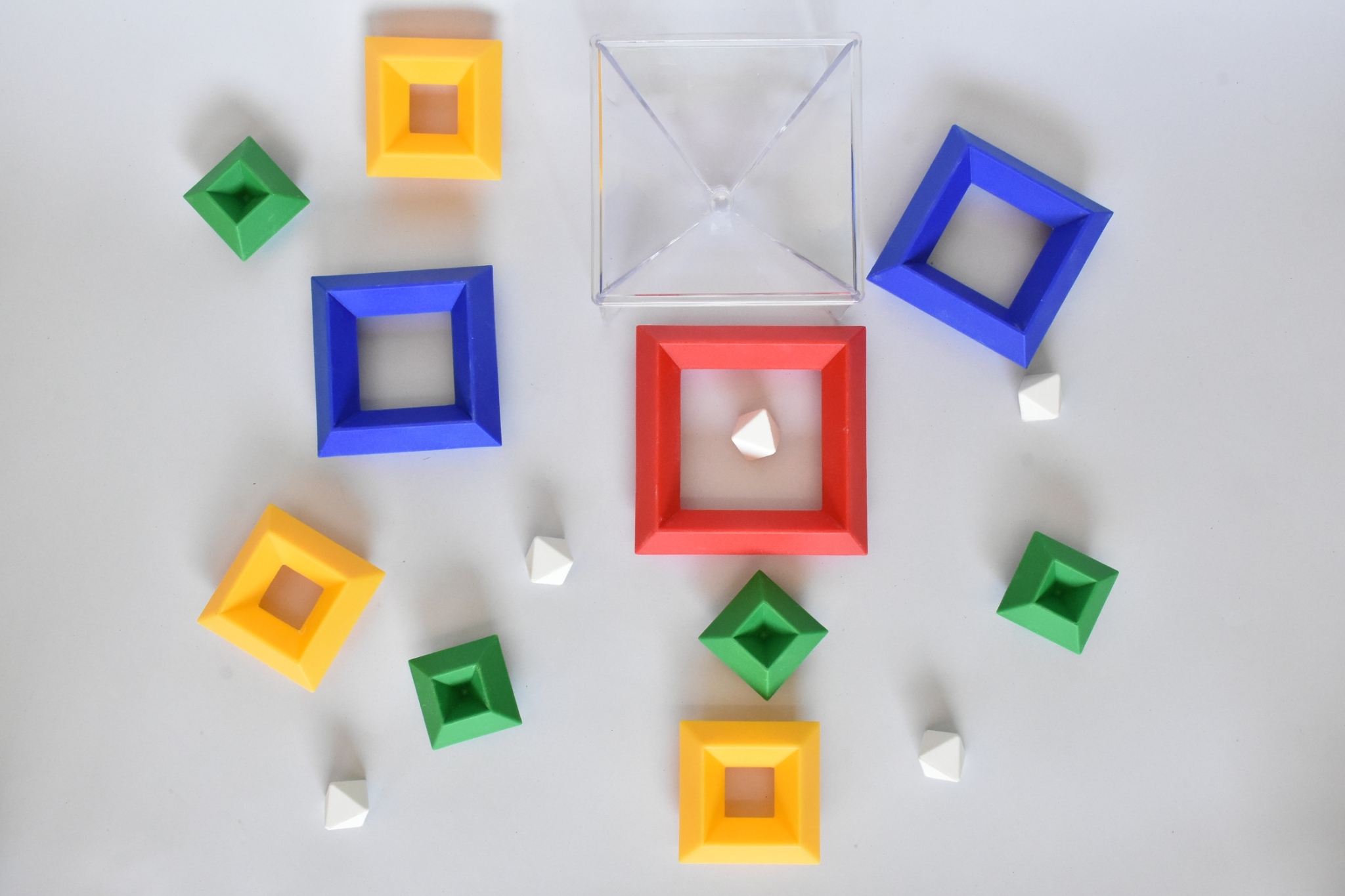 ต่อรูปทรงเรขาคณิต ต่อบล็อกพีระมิด วิศวกรน้อย Intelligence Devil Tower ,เกมฝึกสมอง,เกมพัฒนาสมอง,ของเล่นเสริมทักษะ