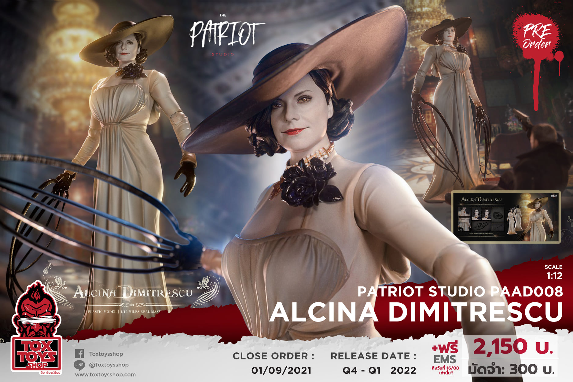[สั่งจอง]Patriot Studio PAAD008 1/12 : Alcina Dimitrescu