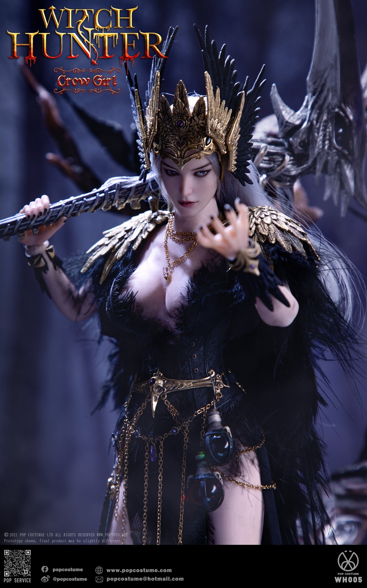 [สั่งจอง]POP COSTUME 1/6 : Witch Hunter Series-The Crow Girl