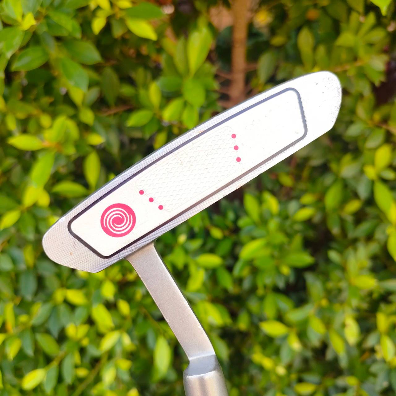 PUTTER ODYSSEY 2-BALL BLADE WHITE HOT XG ความยาว 34 นิ้ว สองบอลเล็งง่าย และเวลาเหวี่ยงจะรู้เลยว่าสโตรค ของเรานั้นเบี้ยวหรือไม่ กริพสวยเดิม สุดยอดเพราะหน้า XG ไม้กอล์ฟมือสอง ของแท้ BY NakaraLuxurious