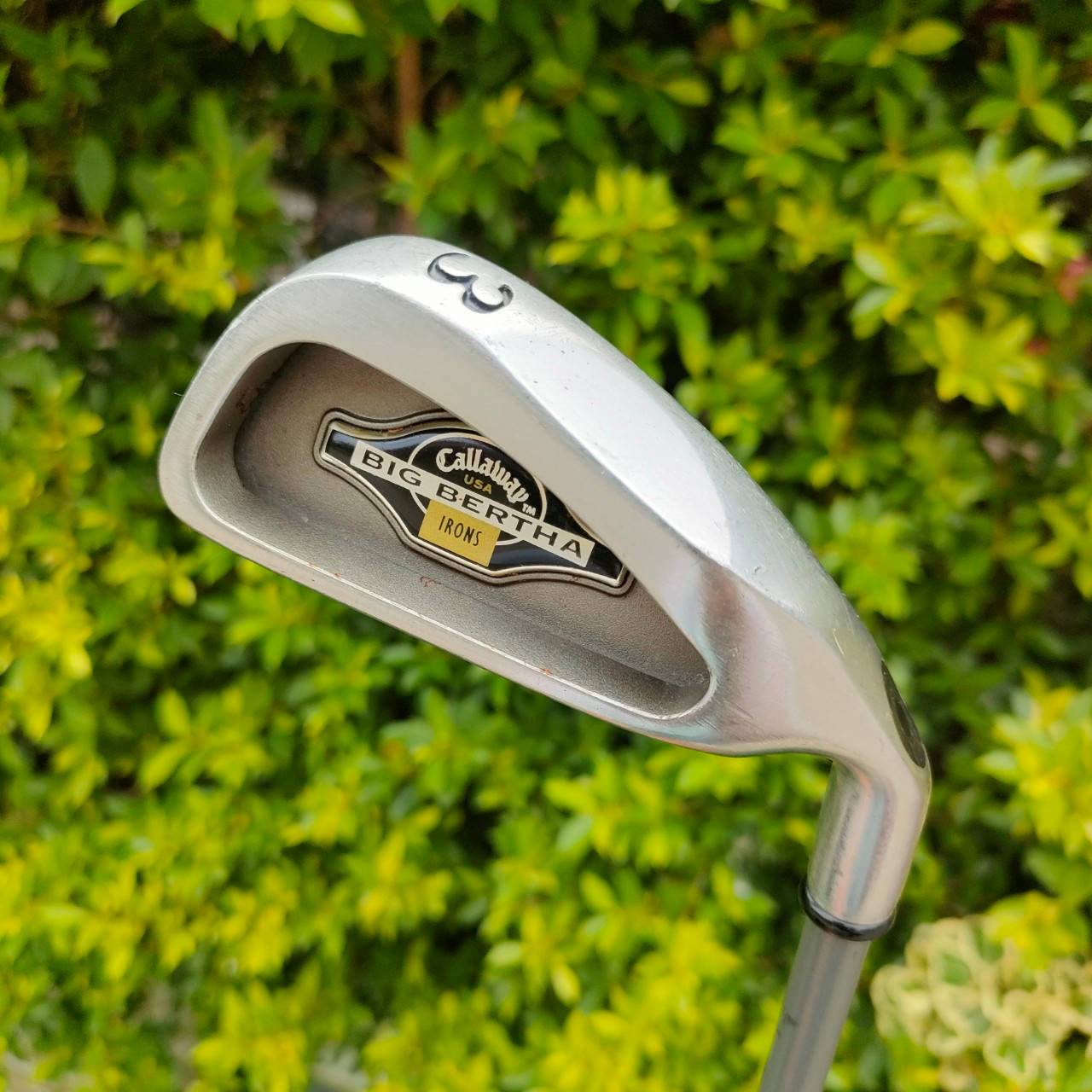 เหล็ก3 CALLAWAY BIG BERTHA ก้าน SUPER JV100 FLEX S ตัวนี้เป็น JAPAN SPCE ก้าน JV 100 ก้านเจาะทะลุ CAVITY ลึกมากๆ ไม้กอล์ฟมือสอง ของแท้ BY NakaraLuxurious