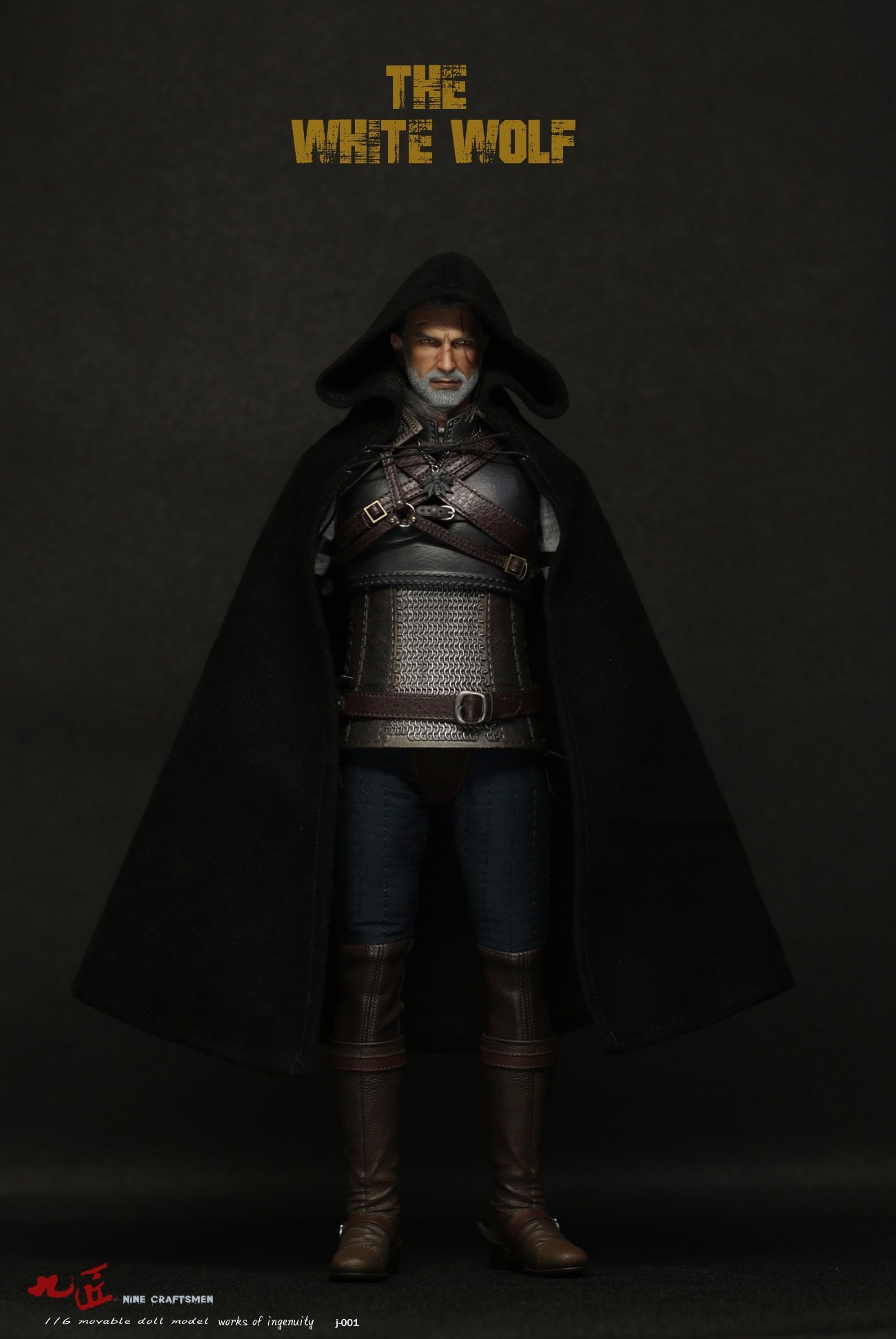 [พร้อมส่ง ]Nine Craftsmen J-001 1/6 : White Wolf Action Figure