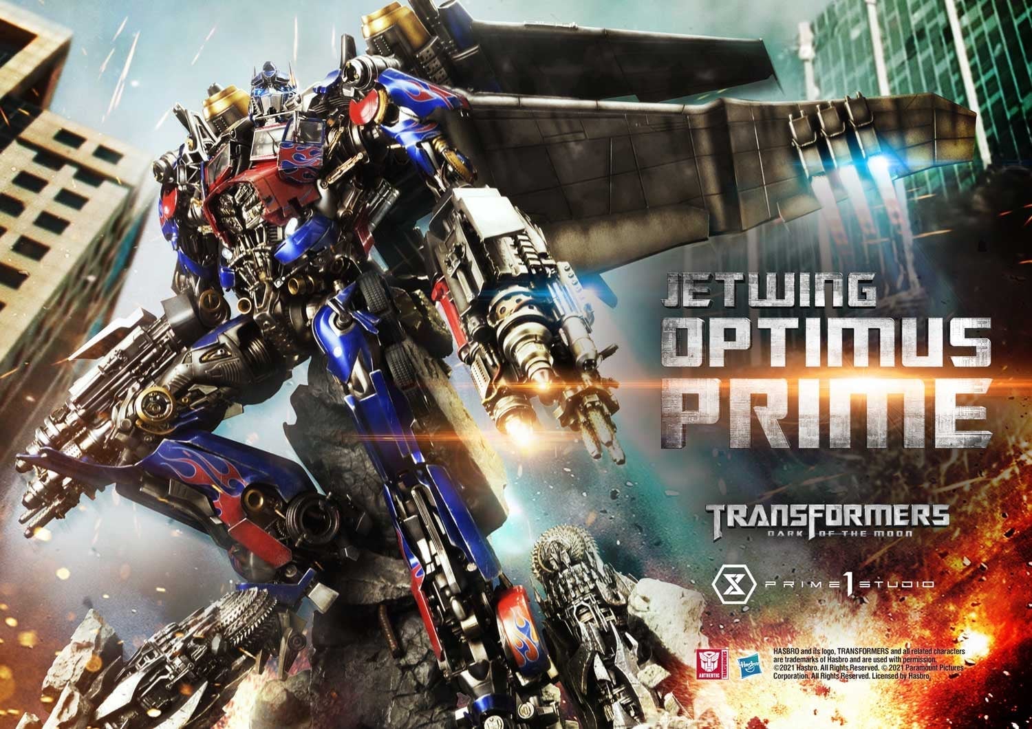 [สั่งจอง]Prime 1 Studio MMTFM-33 : TF Dark of the Moon - Jetwing Optimus Prime