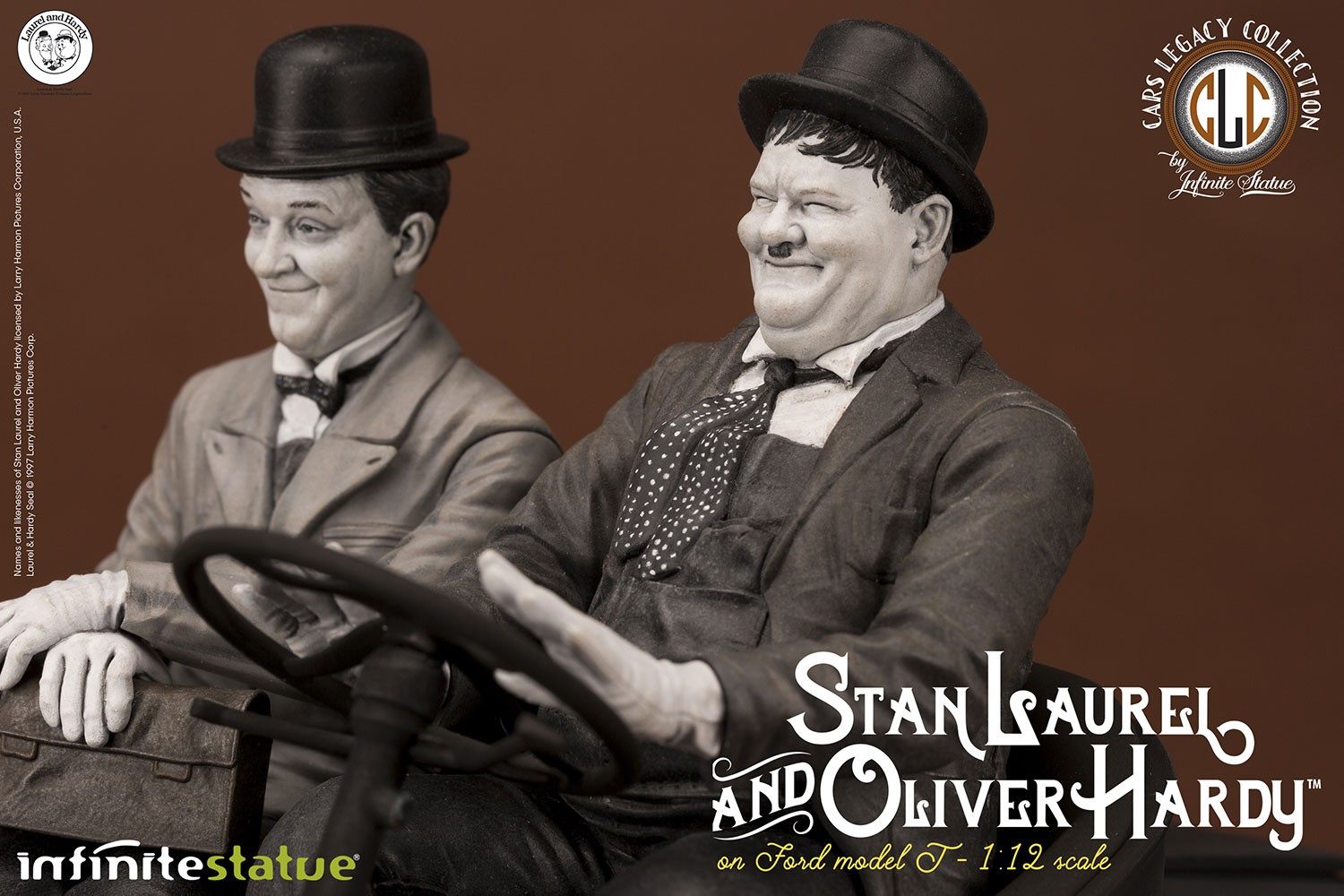 [สั่งจอง]Sideshow X Infinite Statue 906957 : Laurel & Hardy on Ford Model T Statue.