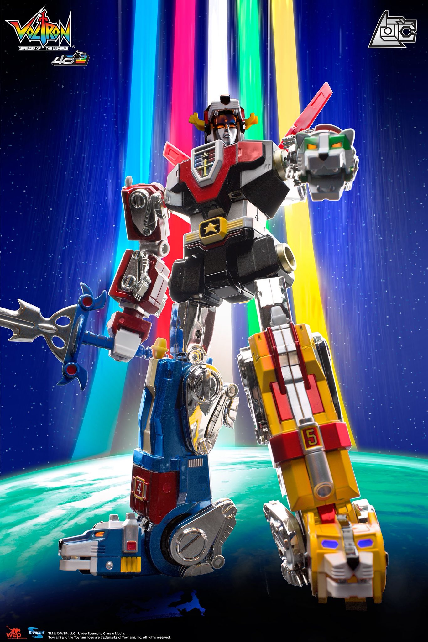 [สั่งจอง]Toynami : 40th Anniversary Voltron Gift Set