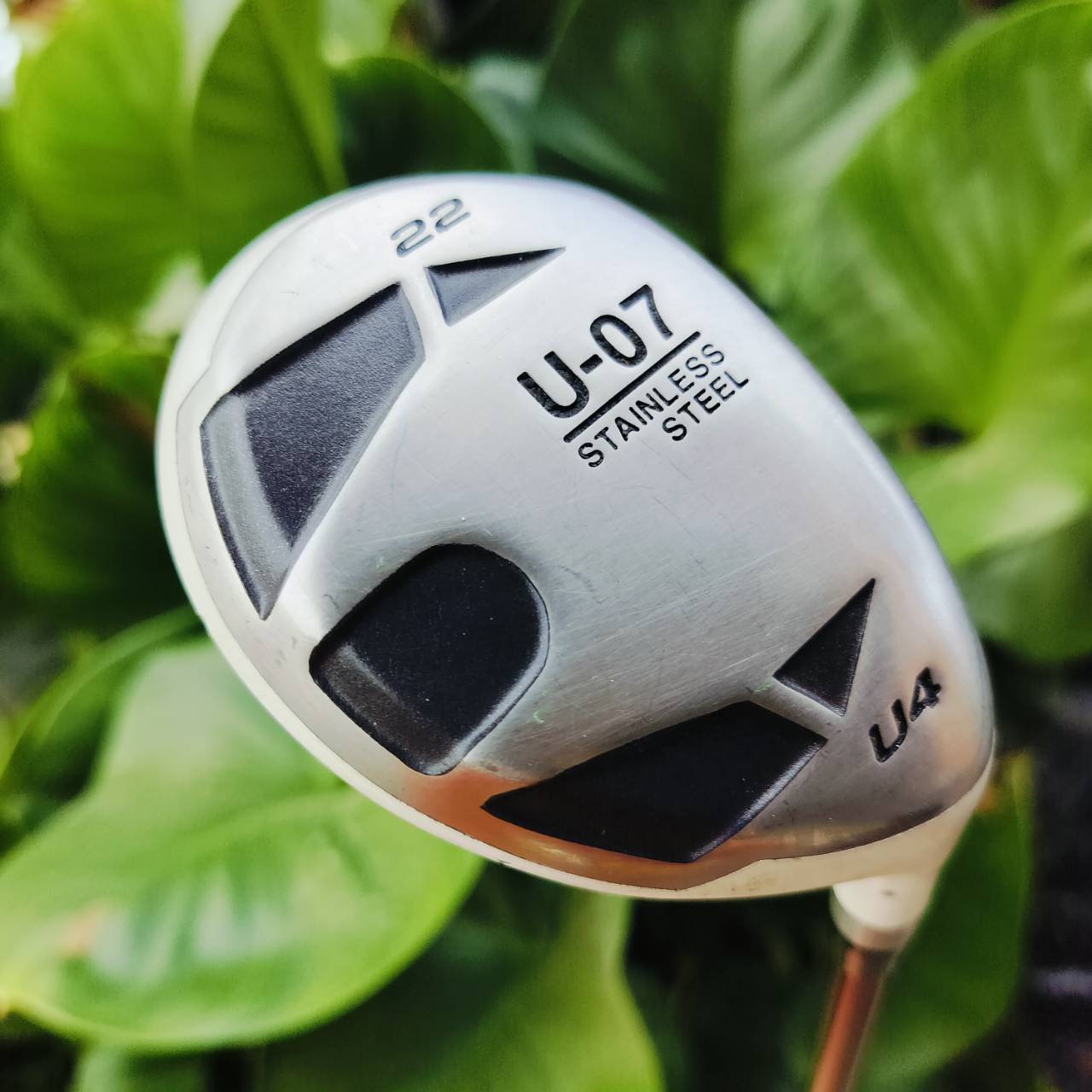 U4 STAINLESS STEEL องศา 22 เป็นไม้ที่ใช้วัสดุที่ดีที่สุดสำหรับ UT ตีง่าย เสียงใส ลูกลอยง่าย ตีไกล ไม้กอล์ฟพรีเมี่ยมมือสอง ของแท้ By NakaraLuxurious