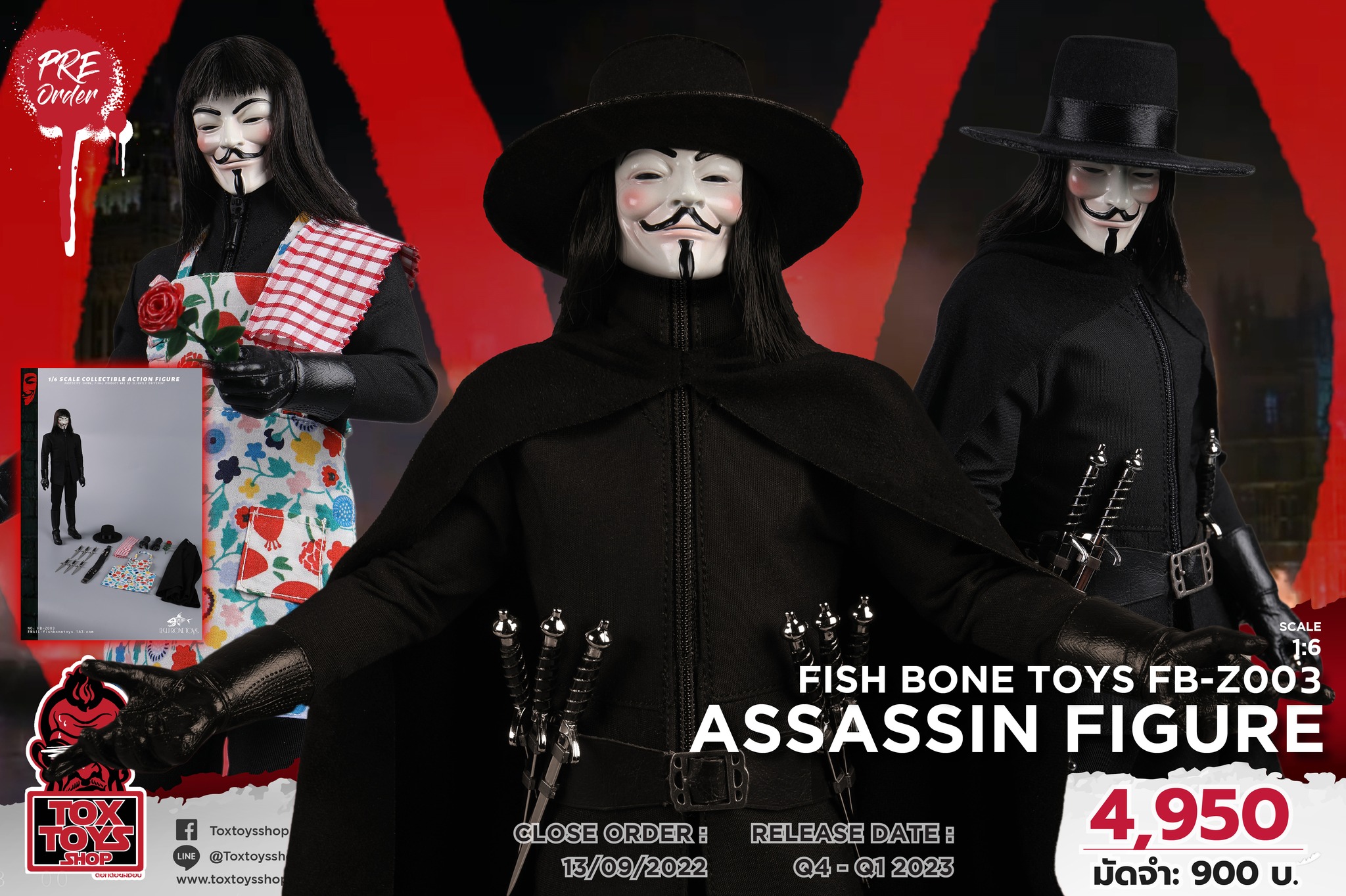 [สั่งจอง]FISH BONE TOYS FB-Z003 1/6 : Assassin figure