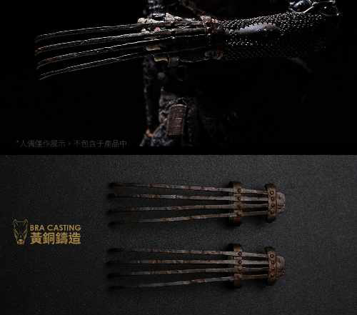 [พร้อมส่ง ]JPTdesign×POPCOSTUME 1/6 :Mute Dog DLC accessory set, Tekko-Kagi