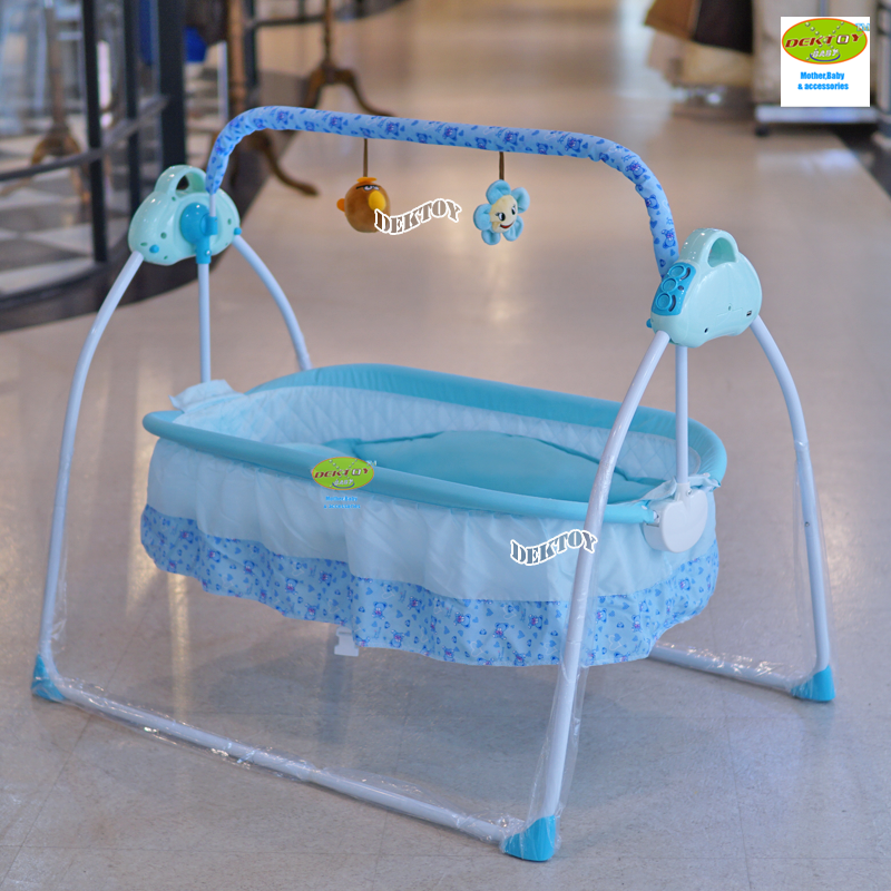 Sanpaulo เปลไกวเด็กไฟฟ้า เปลไฟฟ้า SL-3010BT สีชมพู