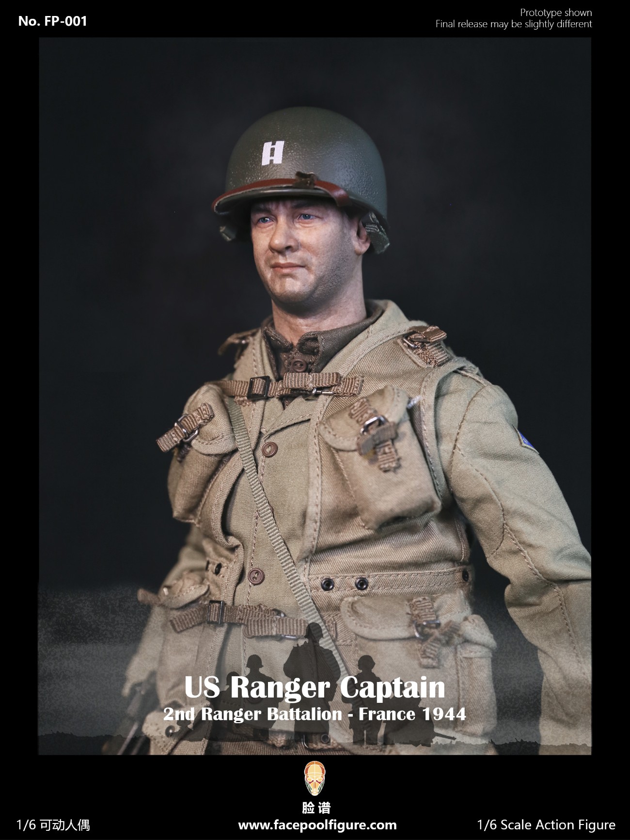 [สั่งจอง]Facepoolfigure FP001 1/6 US Ranger Captain - France 1944