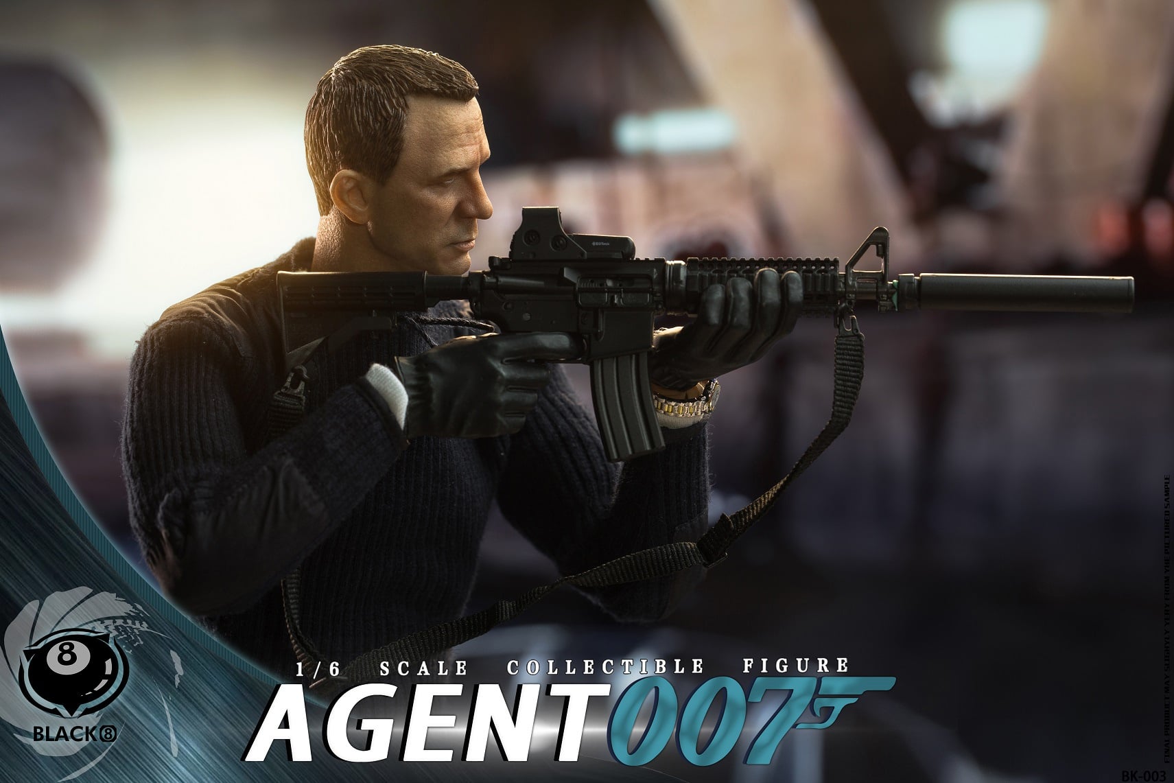 [สั่งจอง]BLACK 8 STUDIO BK-003 1/6 : Collectible Action Figure - Agent 007